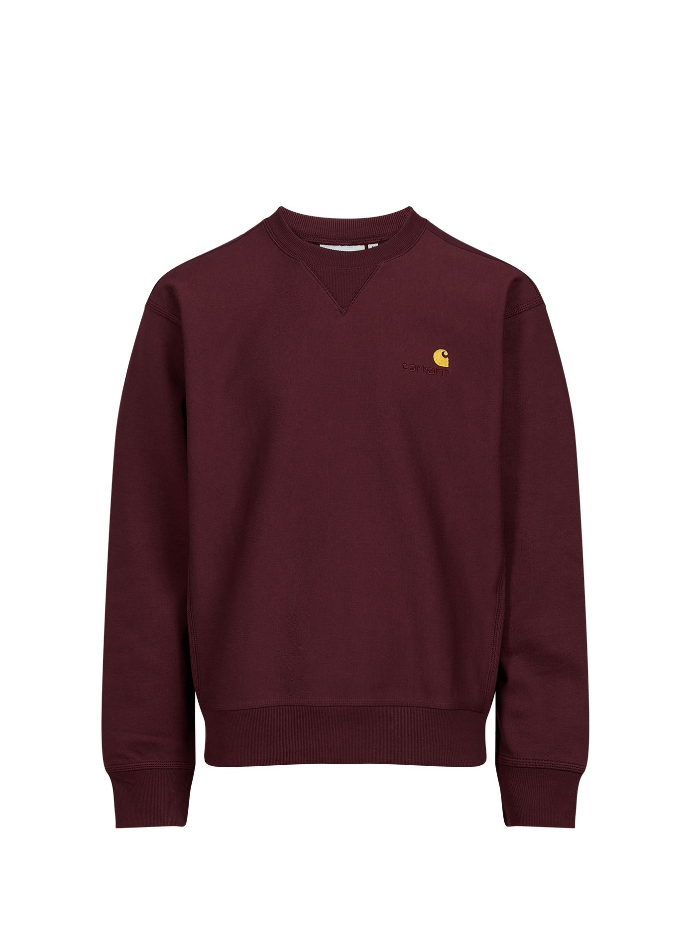 Sweatshirt met ronde hals van gemengd katoen American Script Sweatshirt Amarone
