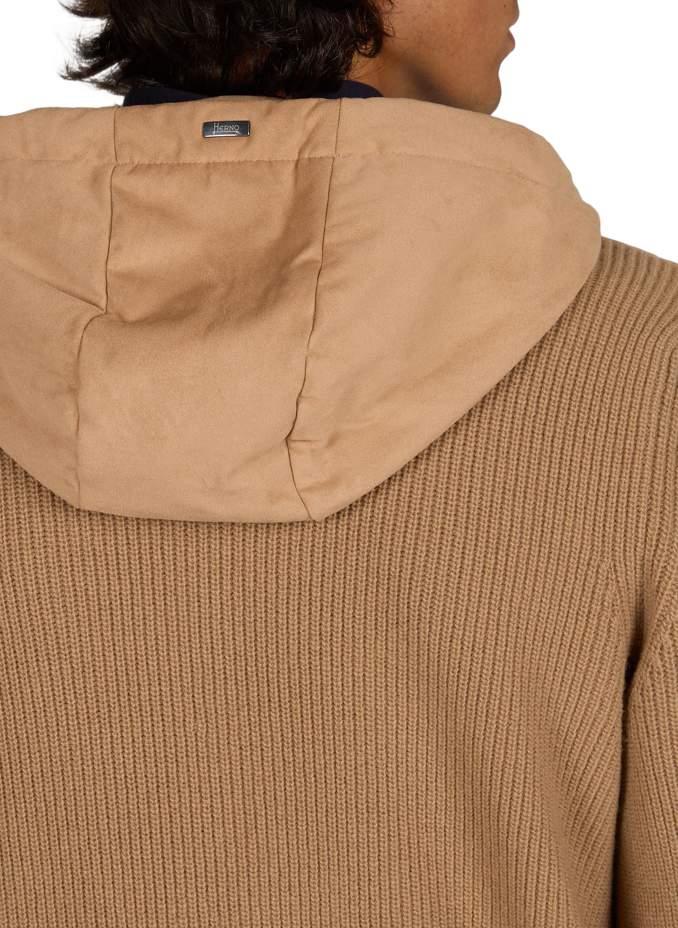 Oversize Wollweste HERNO Braun