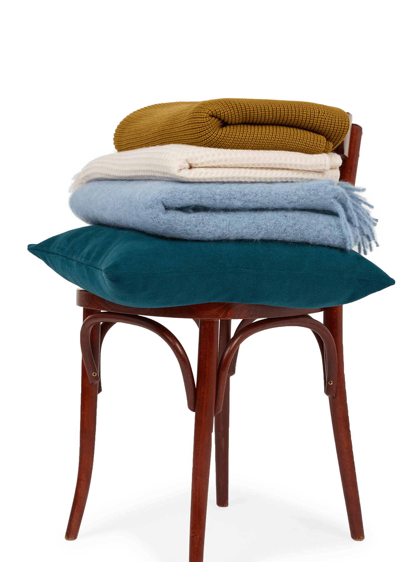 Smooth velvet cushion cover AU PRINTEMPS PARIS Green