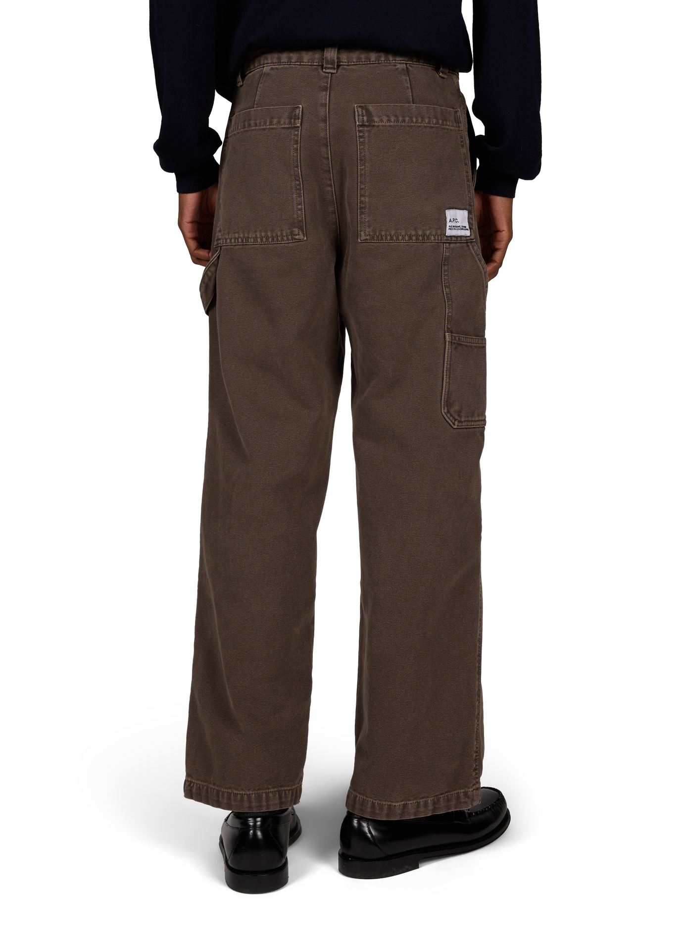 Straight cotton trousers  | Brown A.P.C. Men