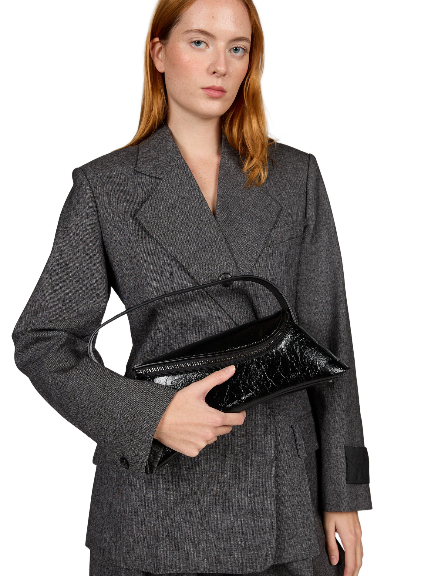 Sadandy Schultertasche in Lederoptik SAMSOE SAMSOE Schwarz