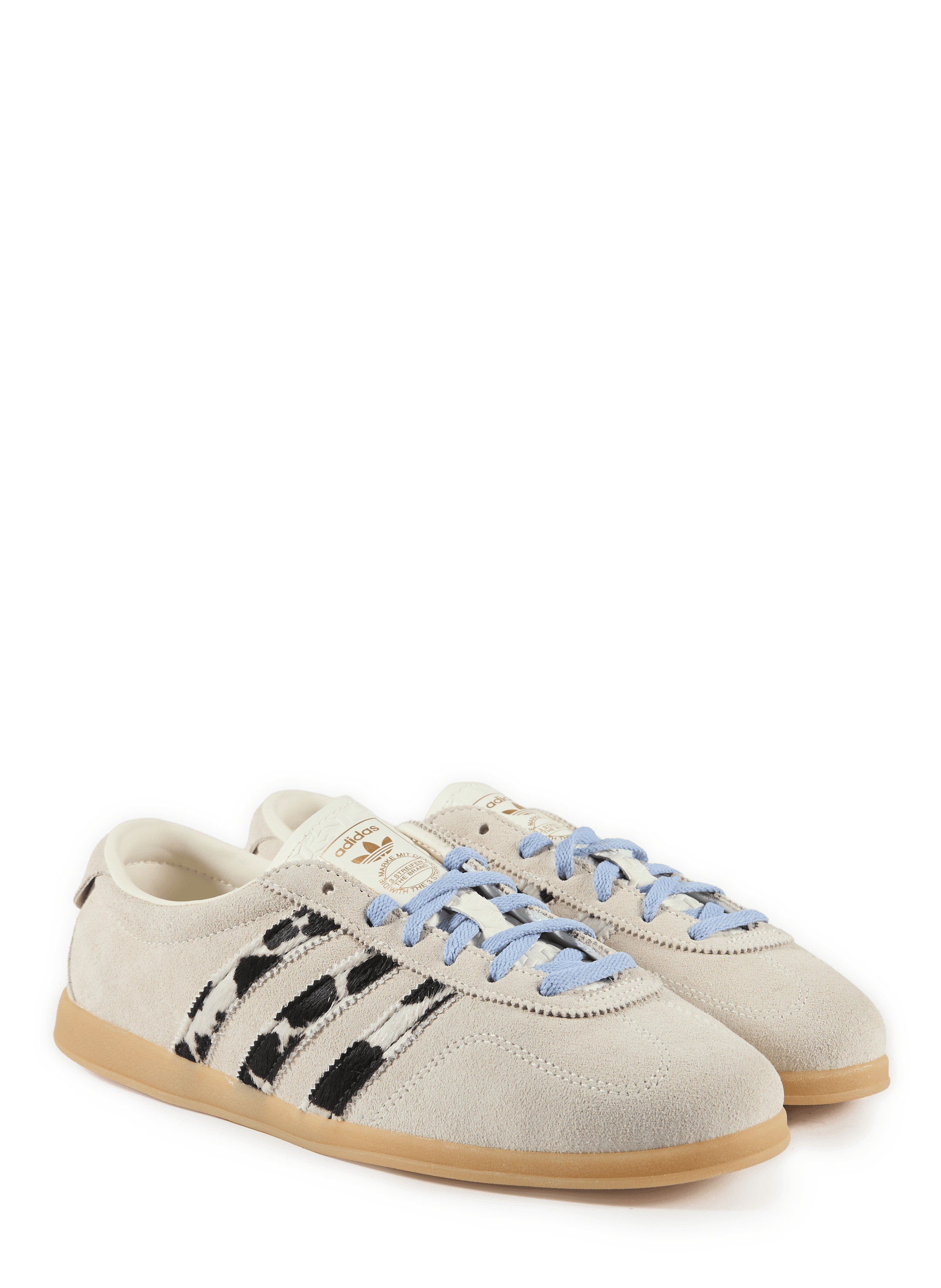 Zapatillas bajas de piel estampada ADIDAS Blanco