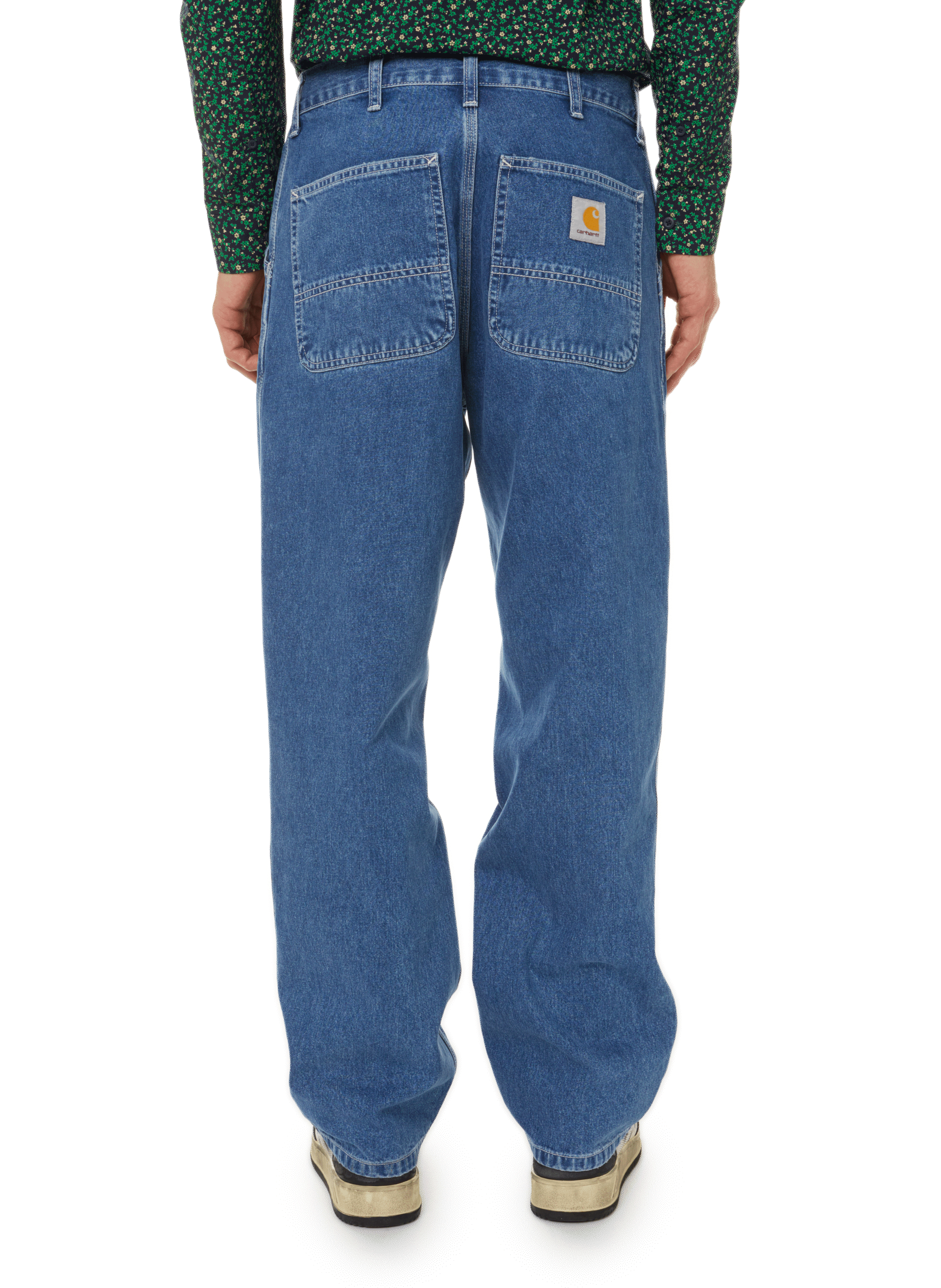 Straight denim trousers CARHARTT WIP Blue