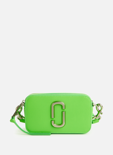 حقيبة Snapchot المصنوعة من الجلد باللون الأخضر من مارك جاكوبس 