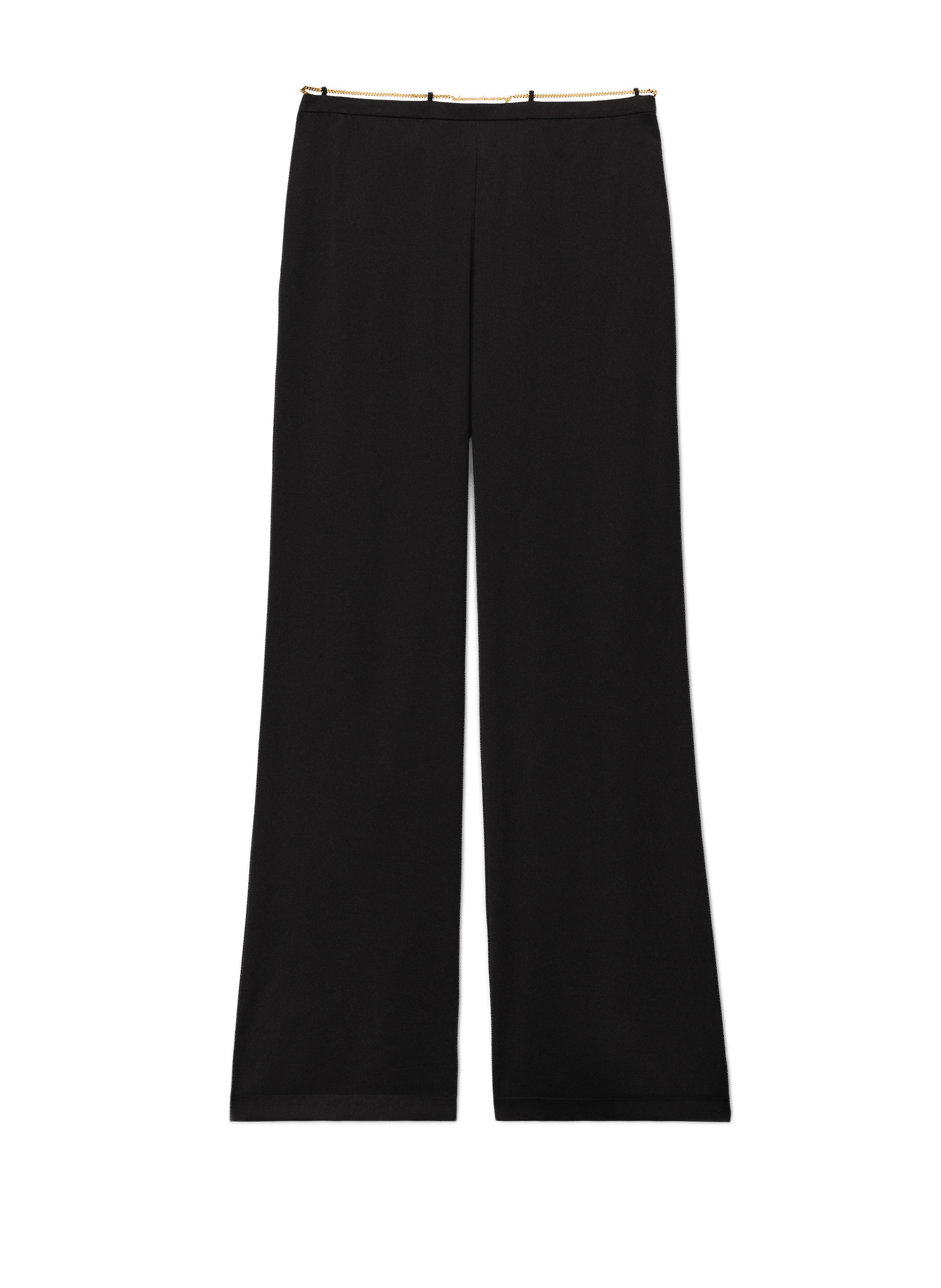 Pantalon en soie ALEXANDER WANG Noir