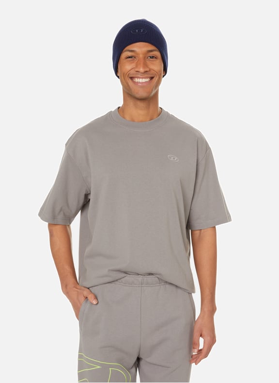 Cotton T-shirt Grey by DIESEL DIESEL Cotton T-shirt Grey