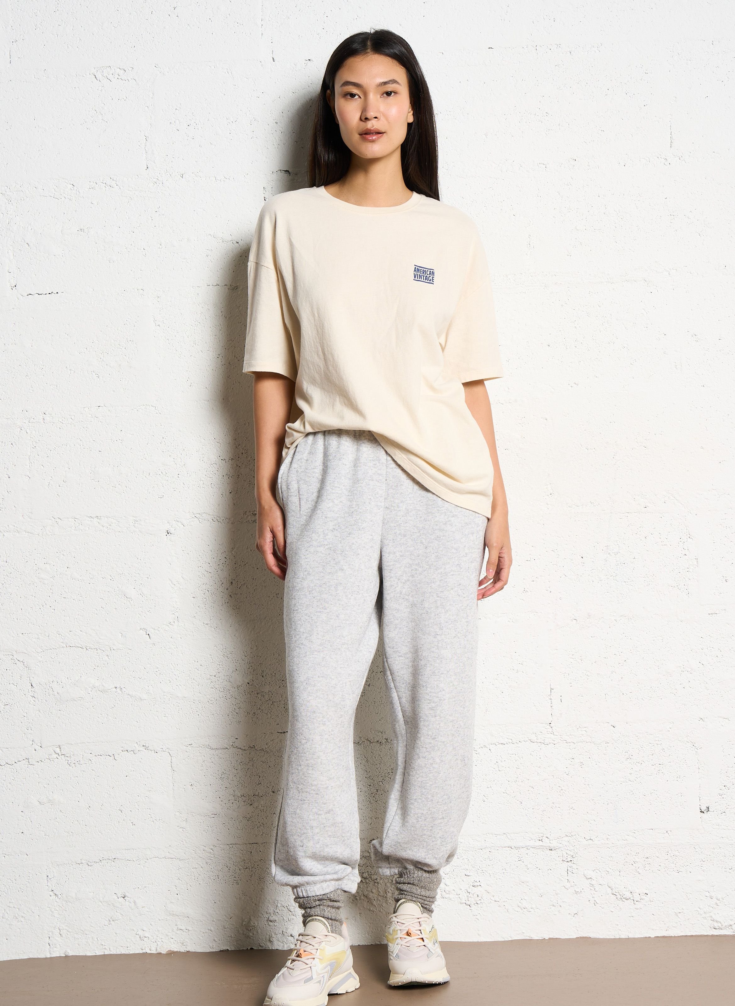 Jogging evona AMERICAN VINTAGE Gris