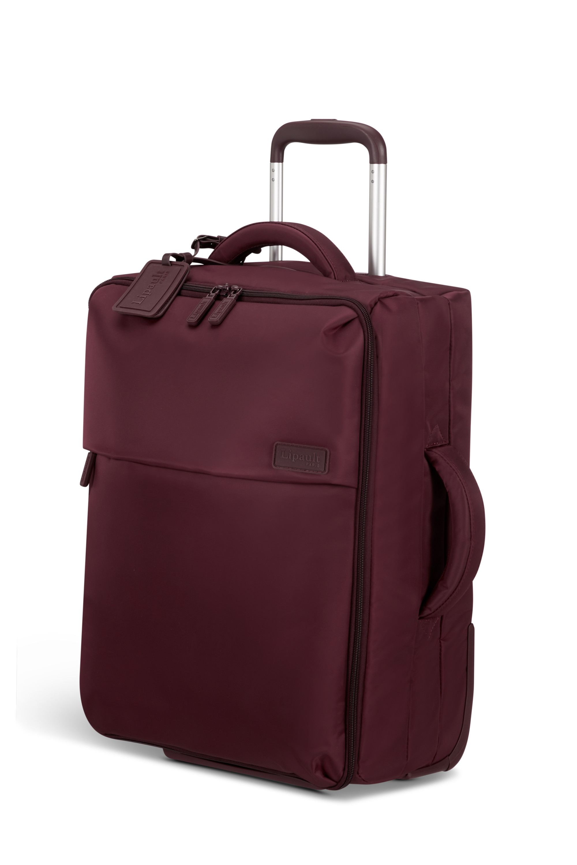 Foldable plume valise 2 roues taille s LIPAULT PARIS Rouge