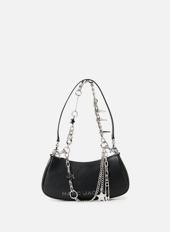 Black The Star Charm Shoulder Bag