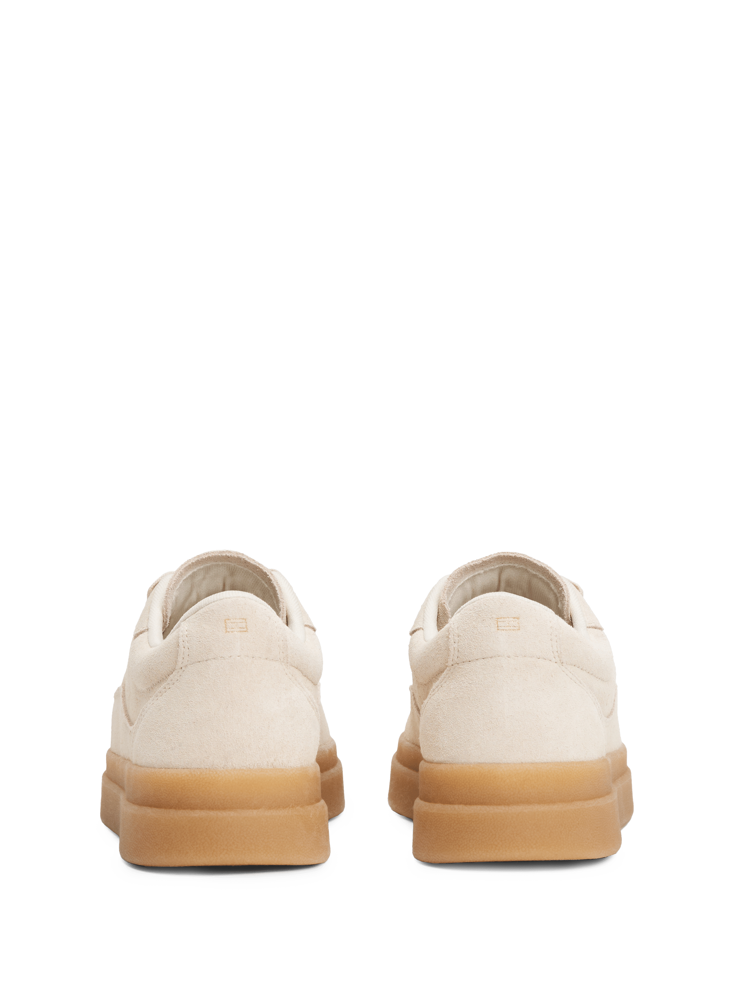 Baskets en daim à logo gaufré TOMMY HILFIGER Beige