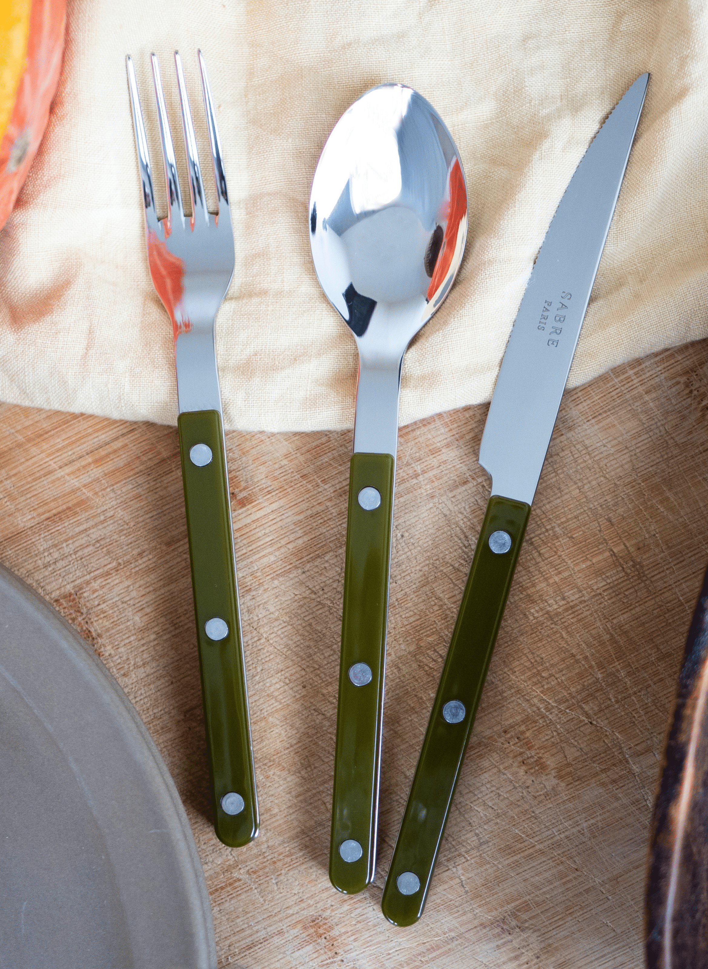 Couteau de table, bistrot SABRE PARIS Vert