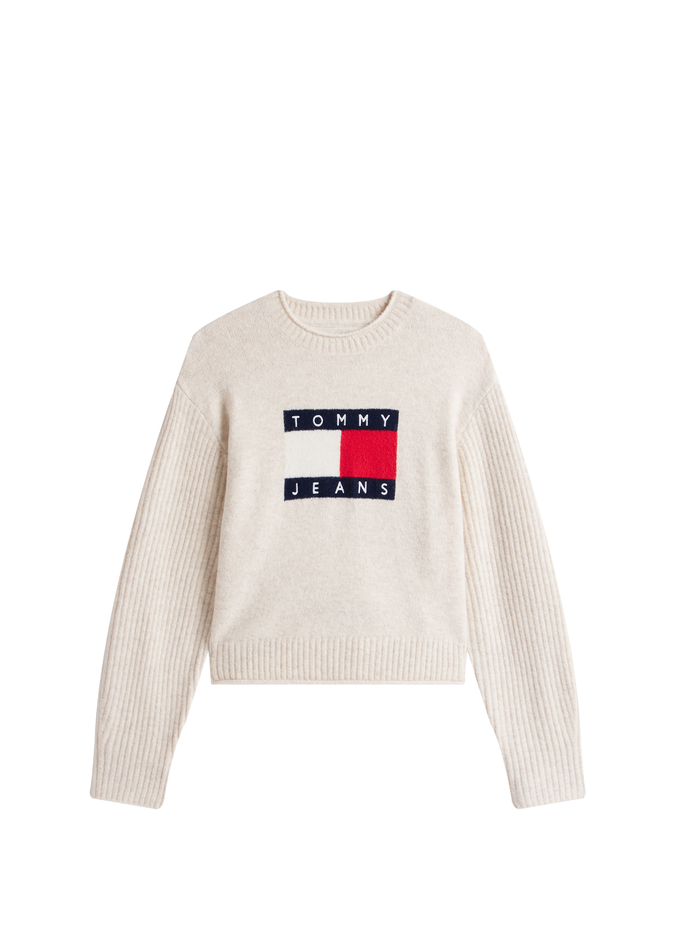 Pull à logo TOMMY HILFIGER Blanc