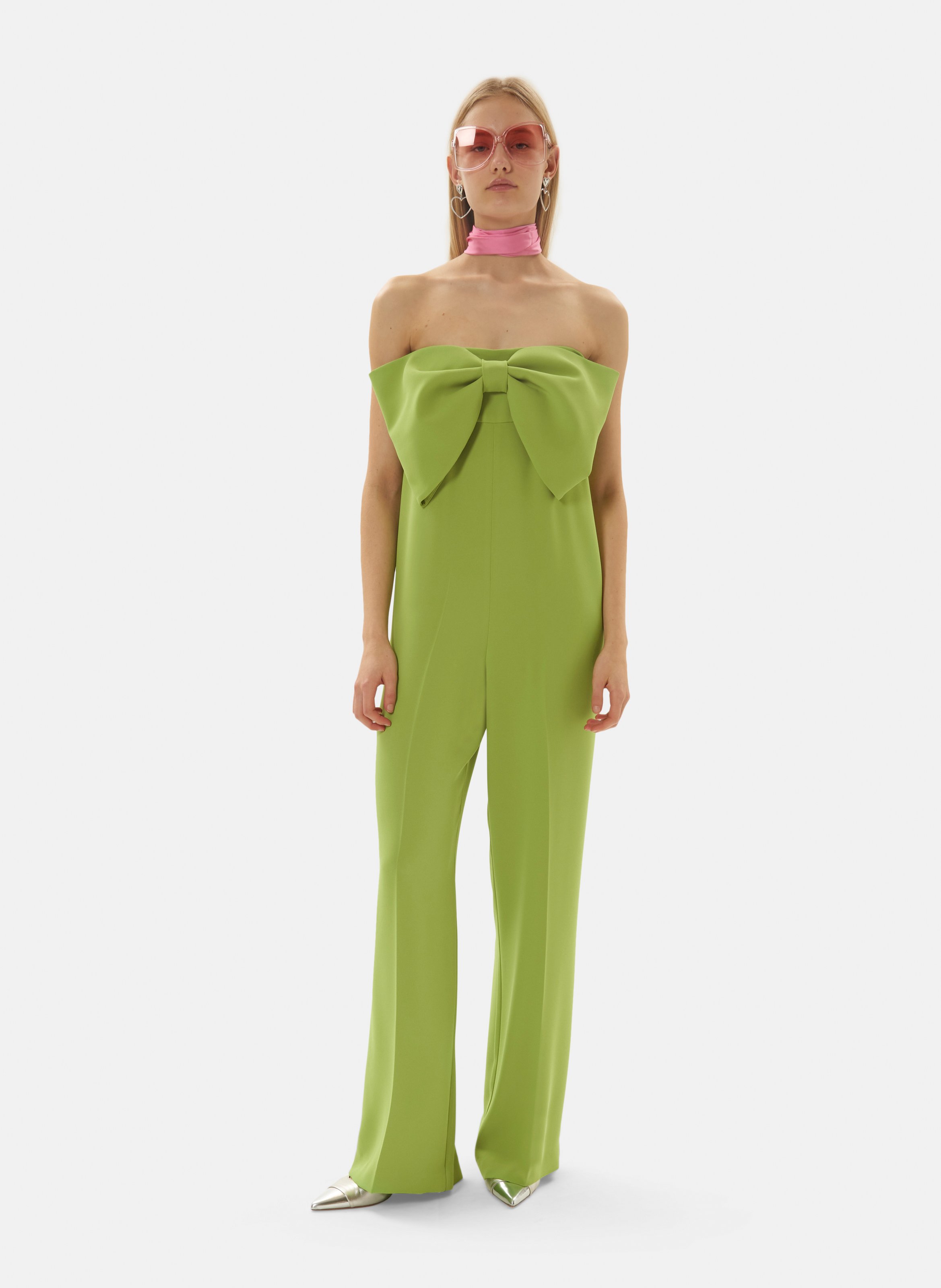 Combinaison bustier cœur TARA JARMON Vert