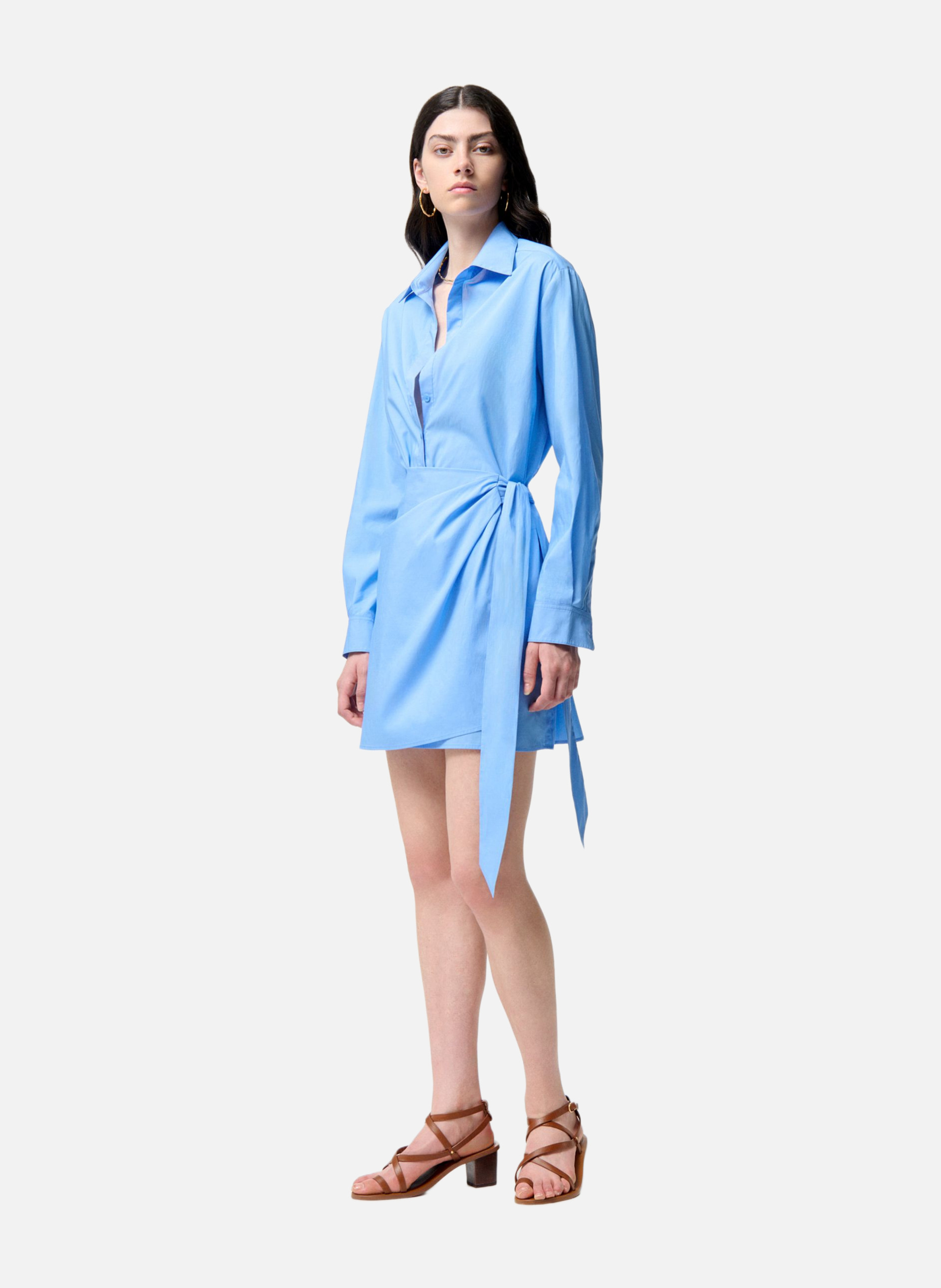 VANESSA BRUNO Robe foglia Bleu