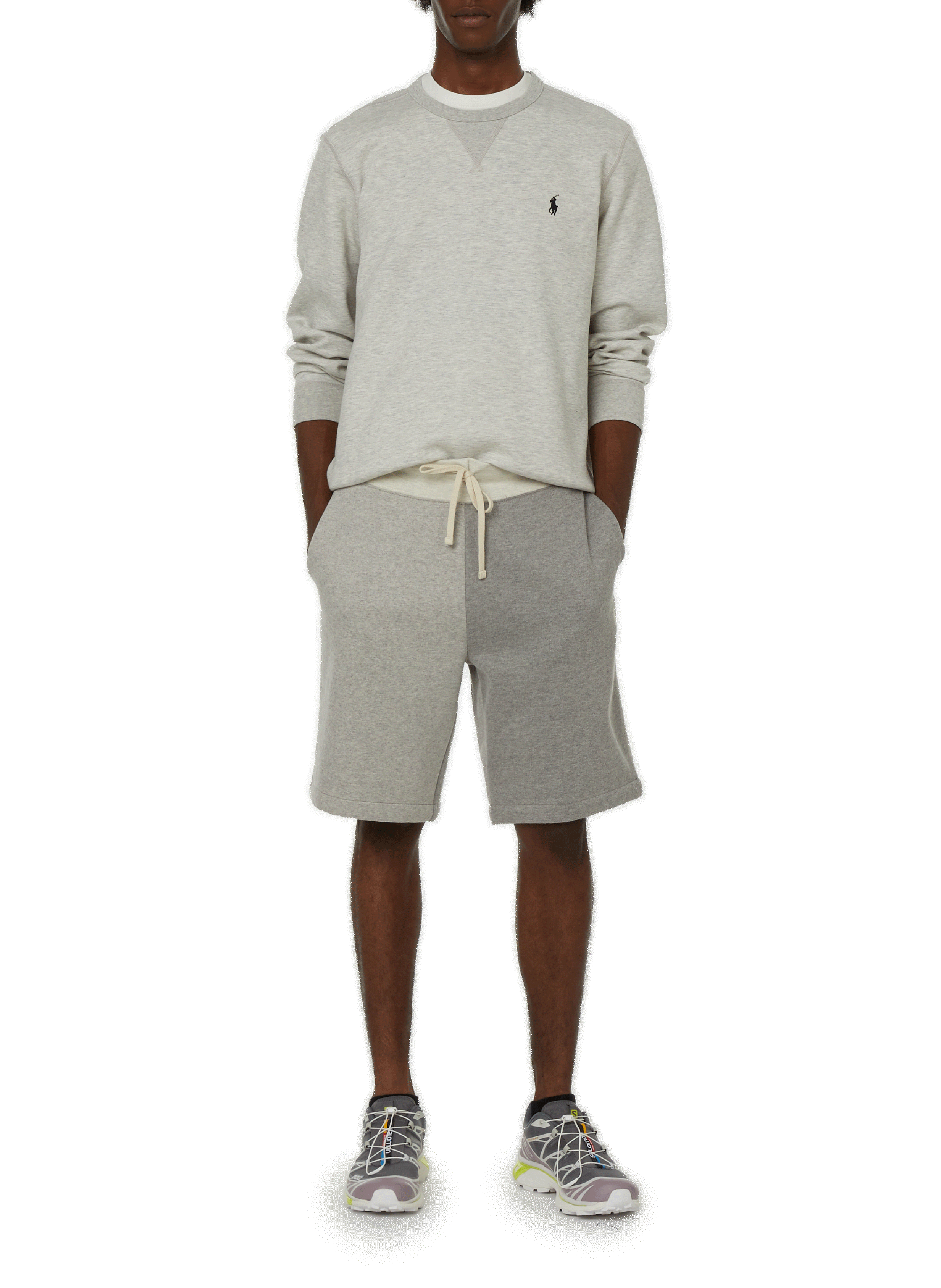 Cotton-blend round-neck sweatshirt POLO RALPH LAUREN Black