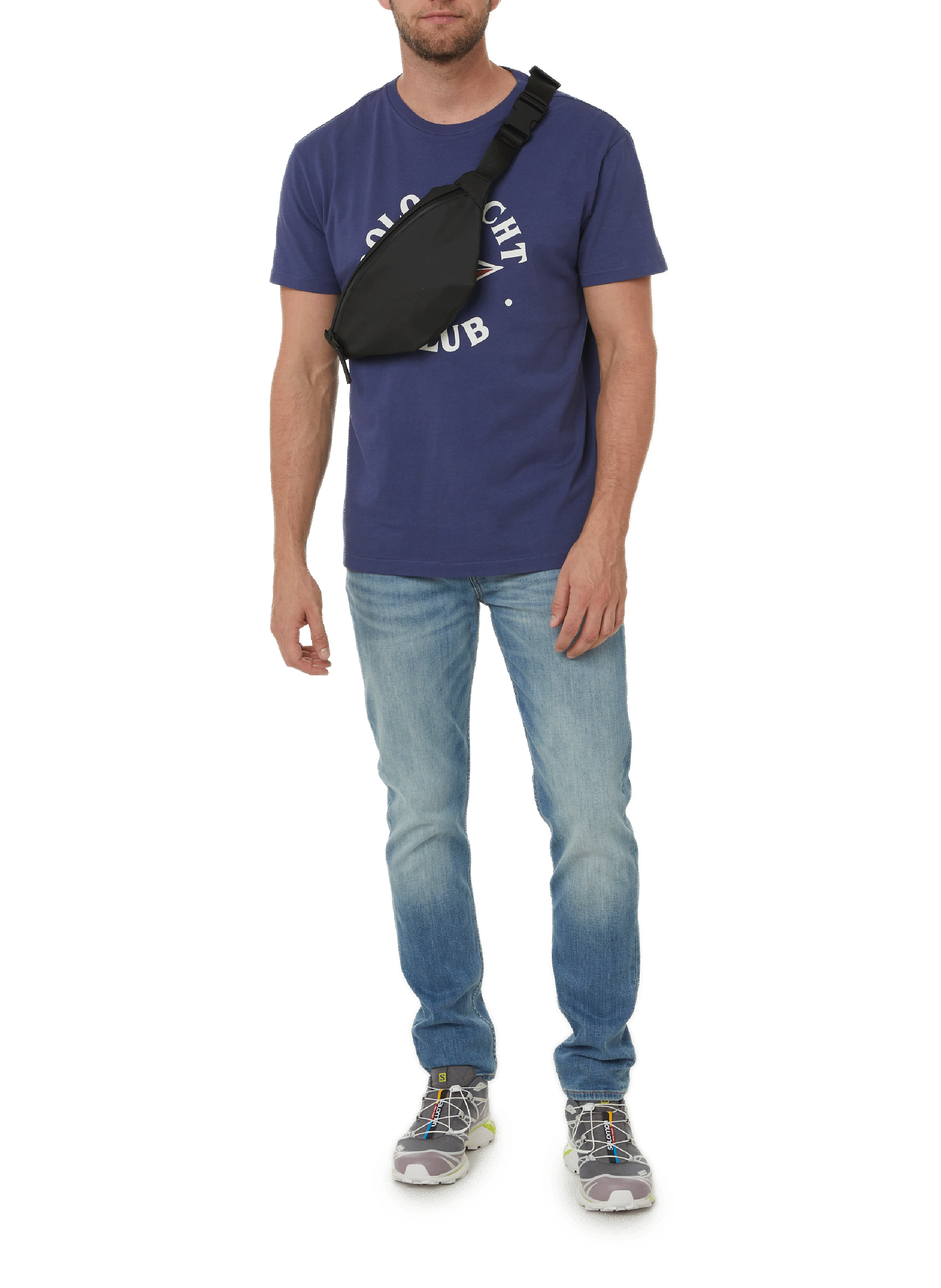 T-shirt motif Polo yacht club POLO RALPH LAUREN Bleu