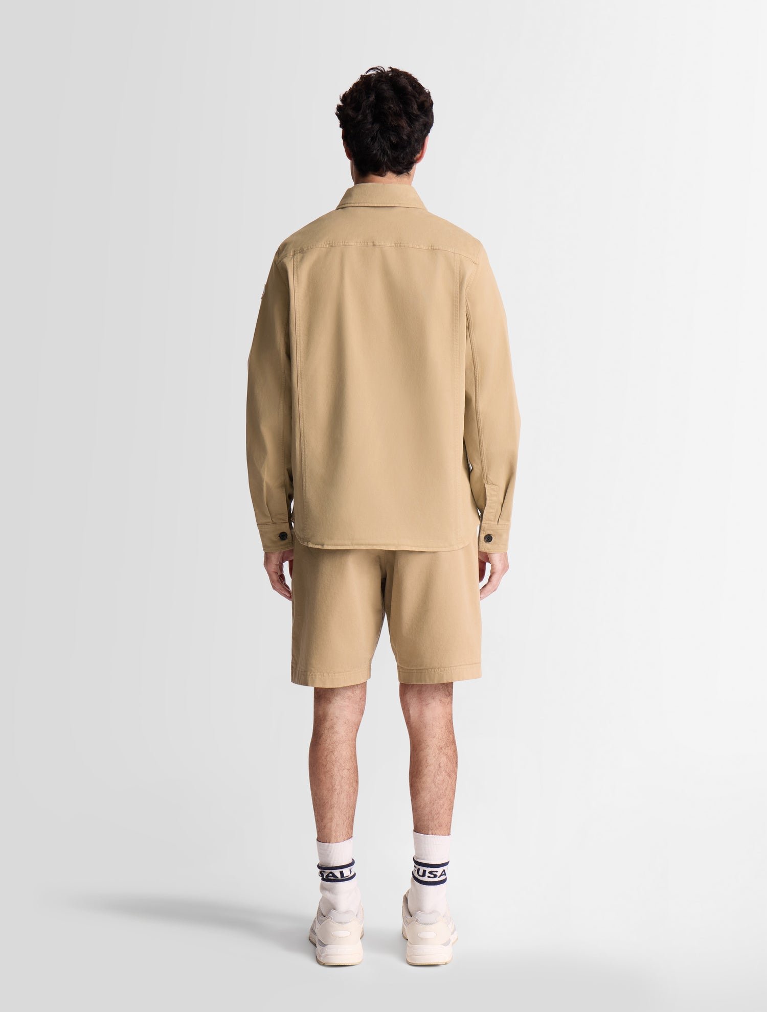 Veste olisen col chemise coupe regular FUSALP Beige