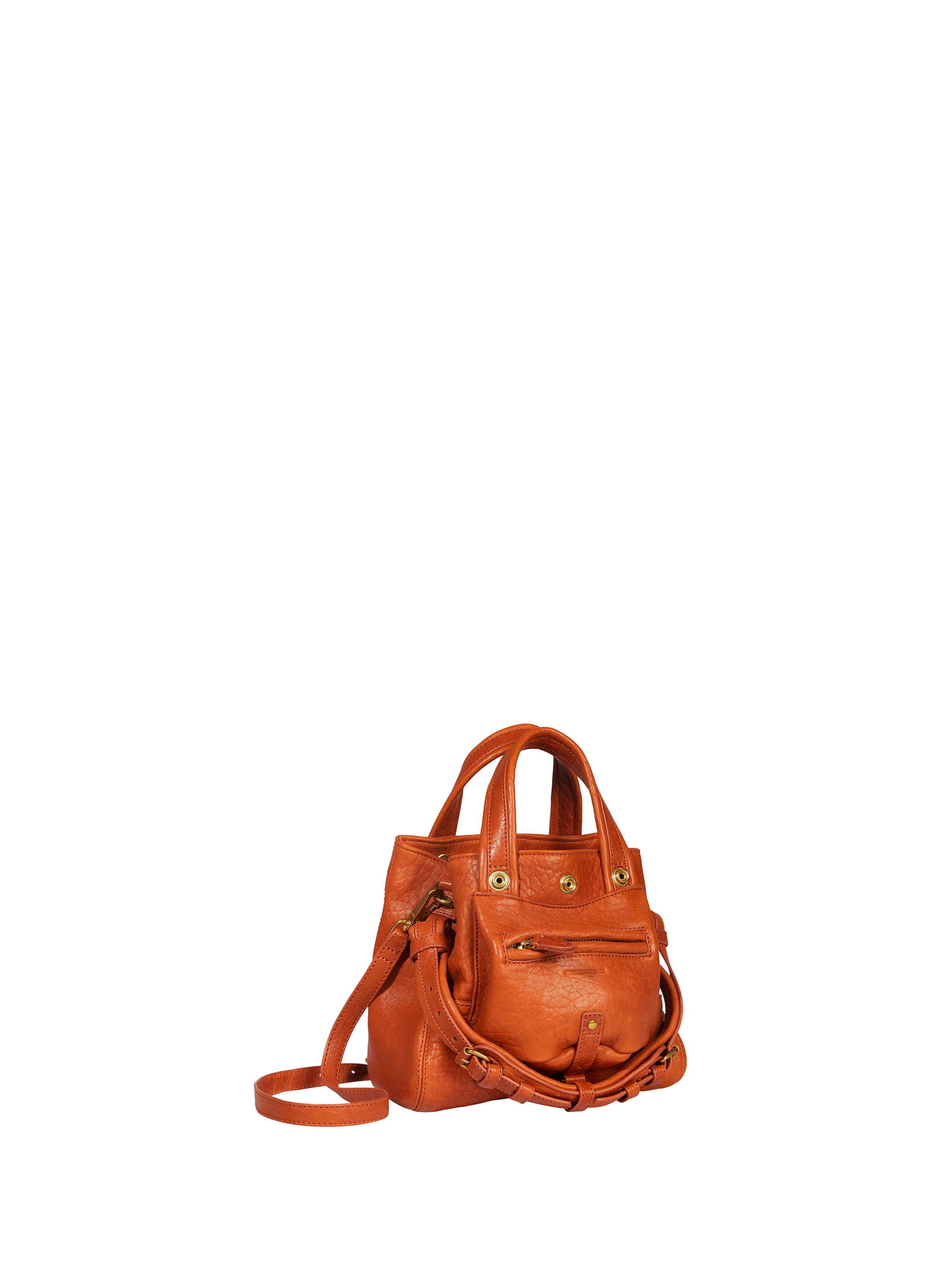 Billy Nano lamb leather crossbody bag JÉRÔME DREYFUSS Brown