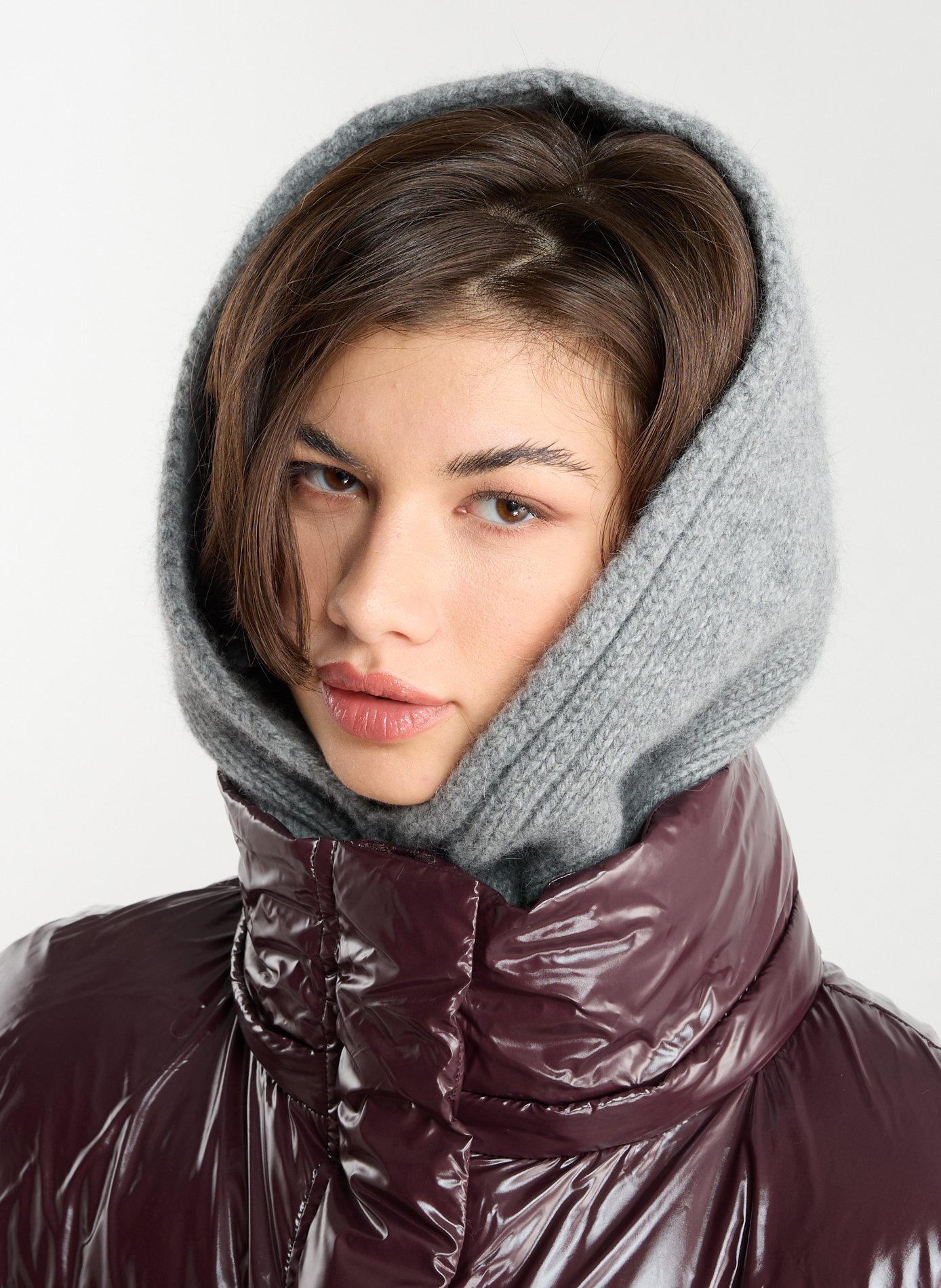 Wool balaclava MACKIE Grey