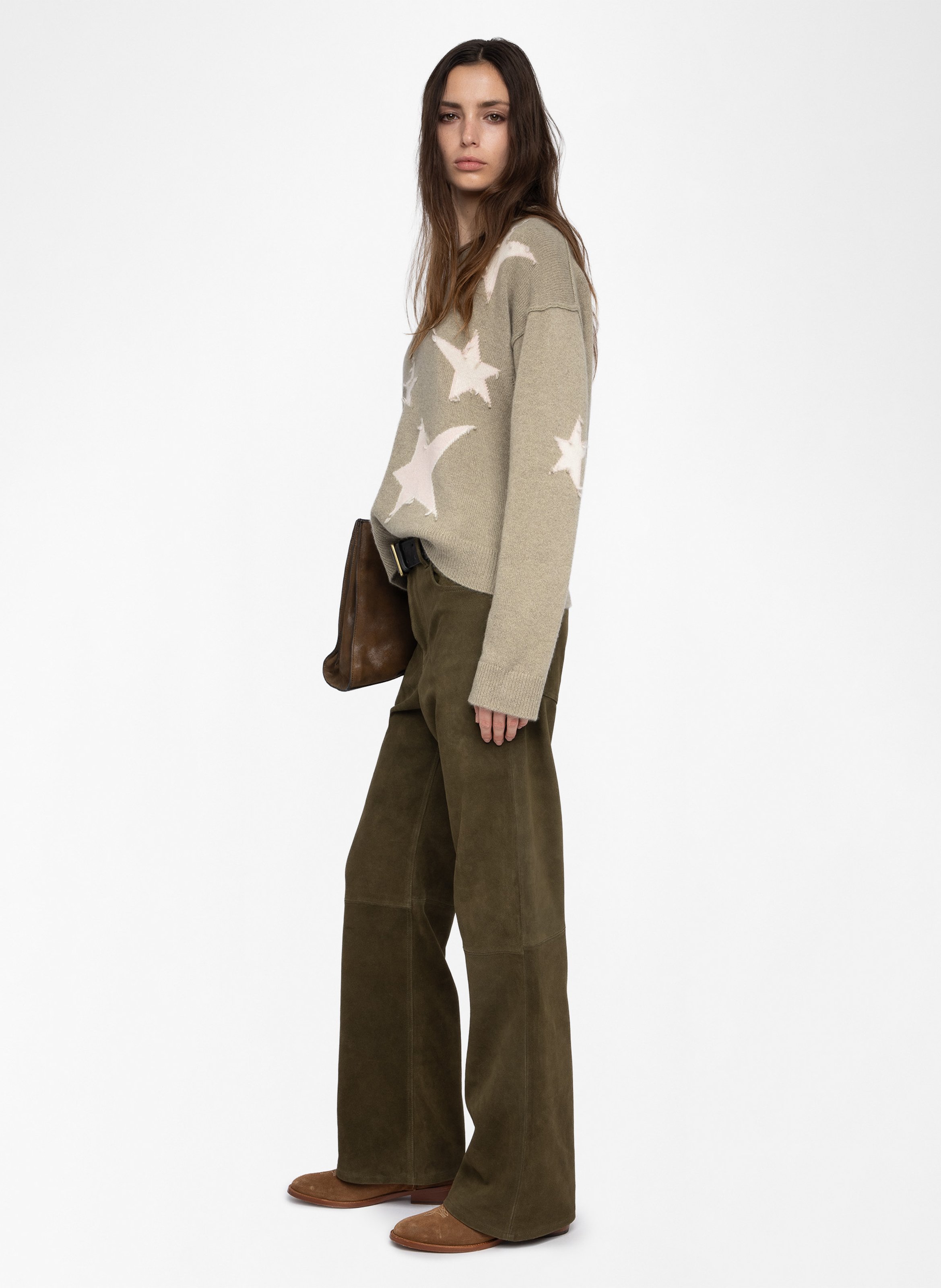 Pull col rond en cachemire markuz ZADIG&VOLTAIRE Vert