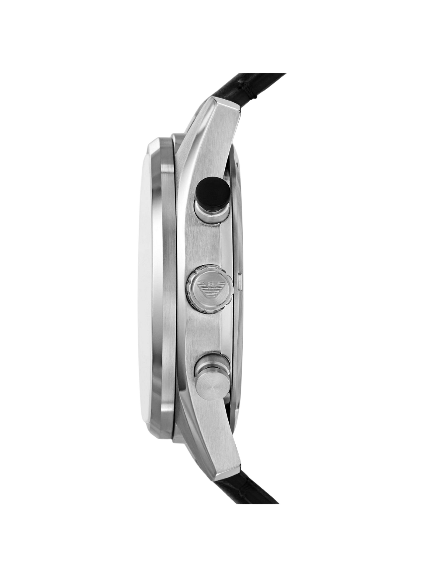 Montre quartz en cuir ARMANI MONTRES Noir