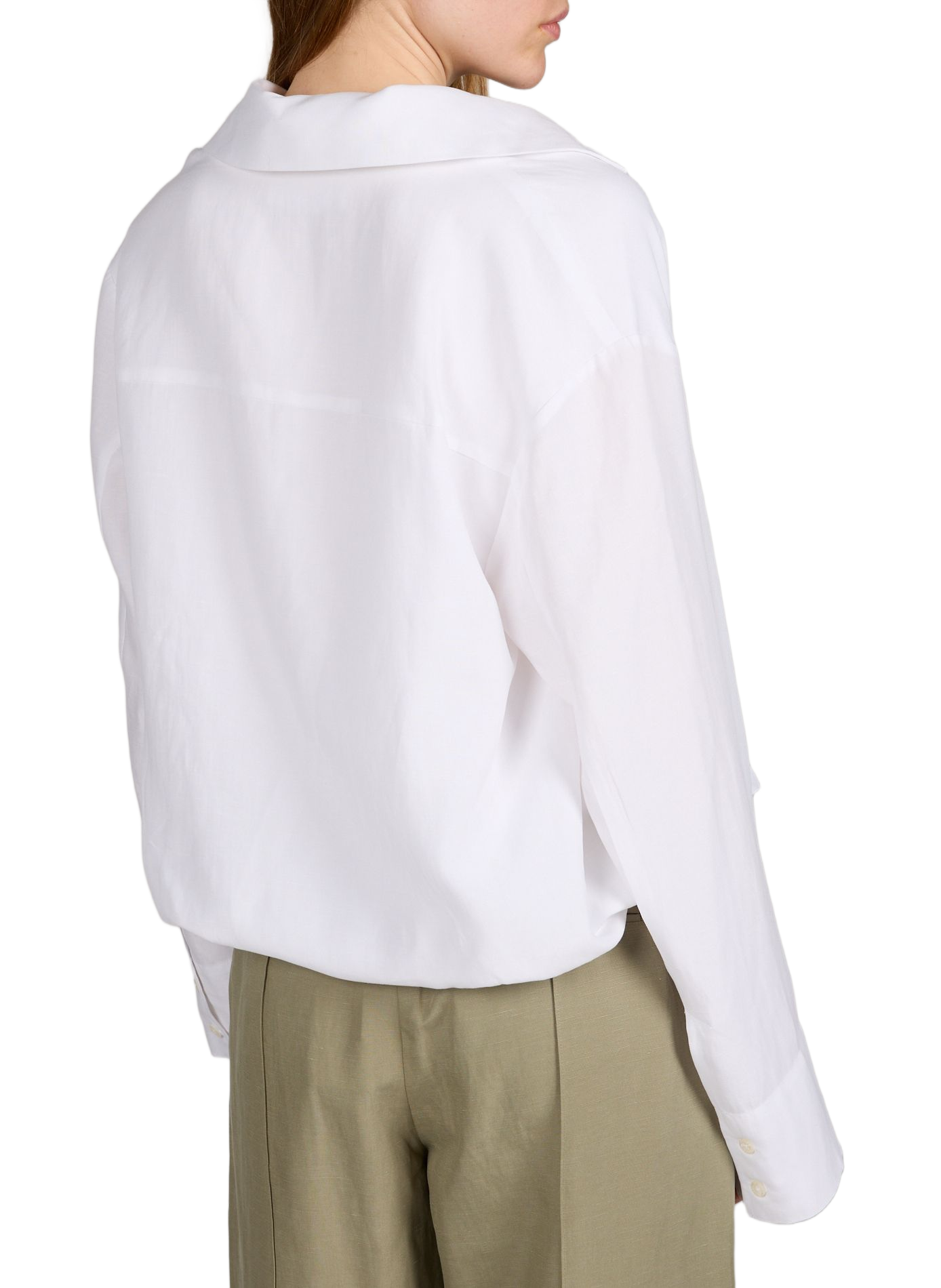 SADAPHNE plain fluid shirt SAMSOE SAMSOE White