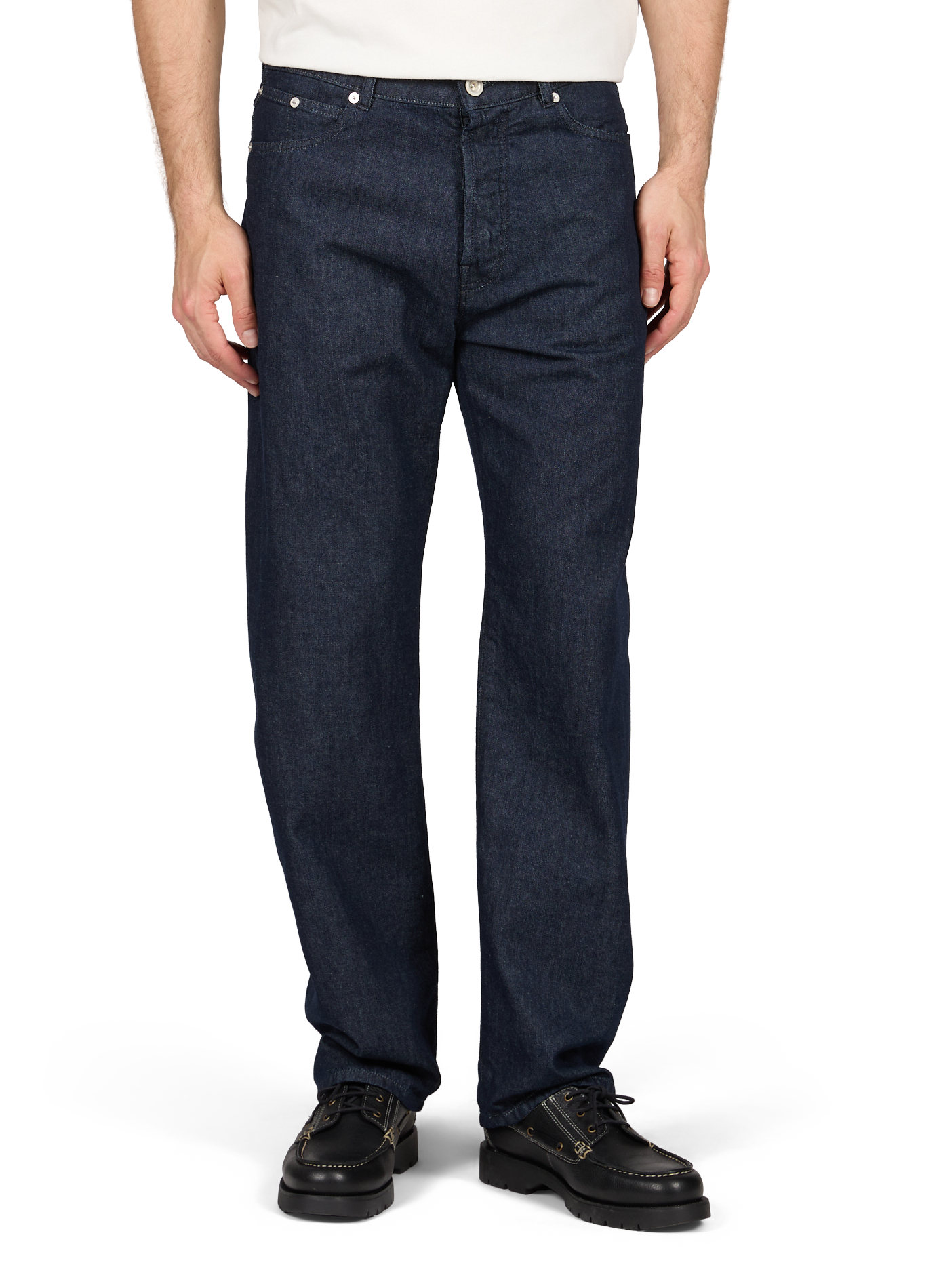 Straight cotton jeans CP COMPANY Blue