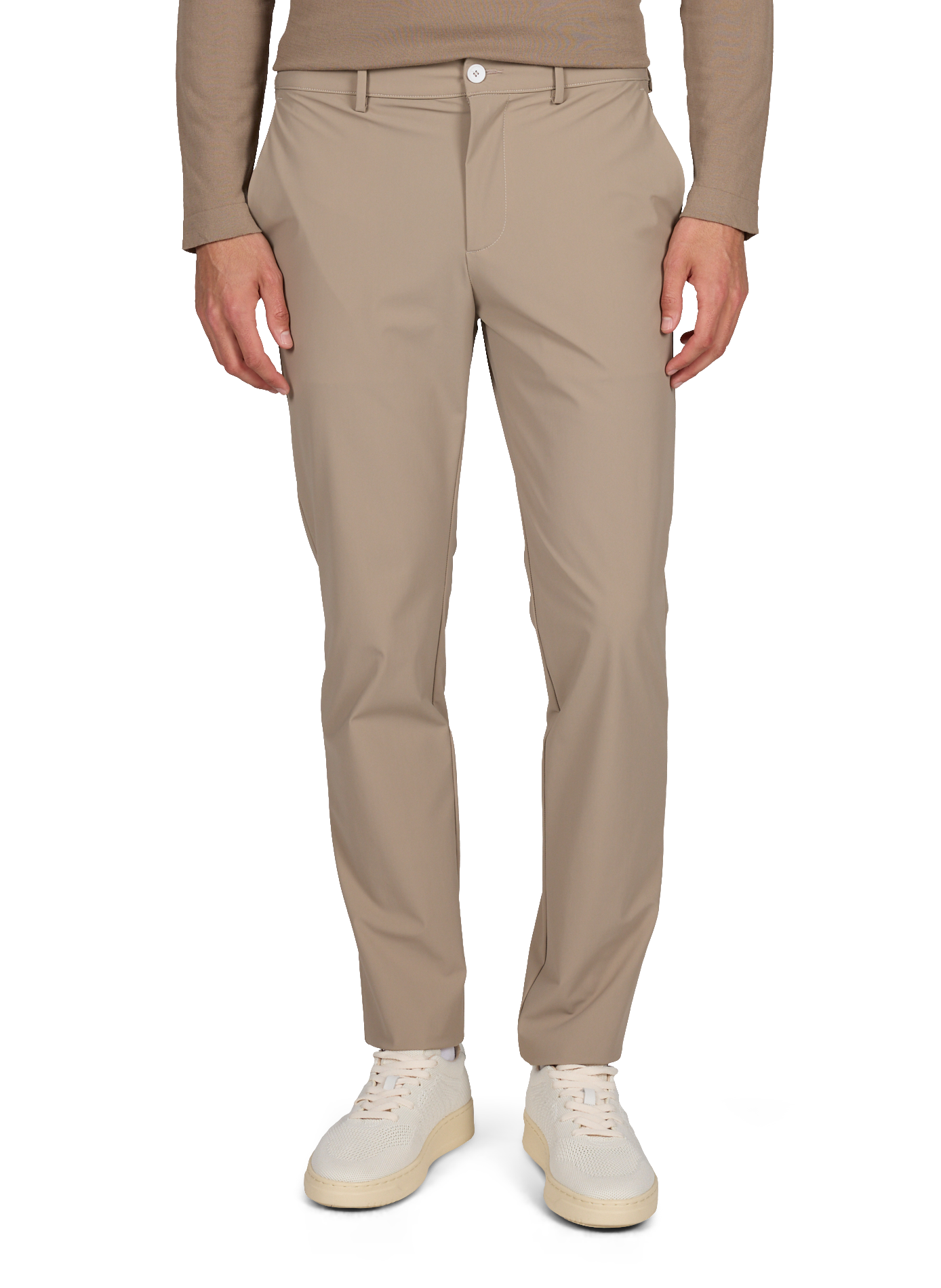 Stretch slim pants CRUNA Beige