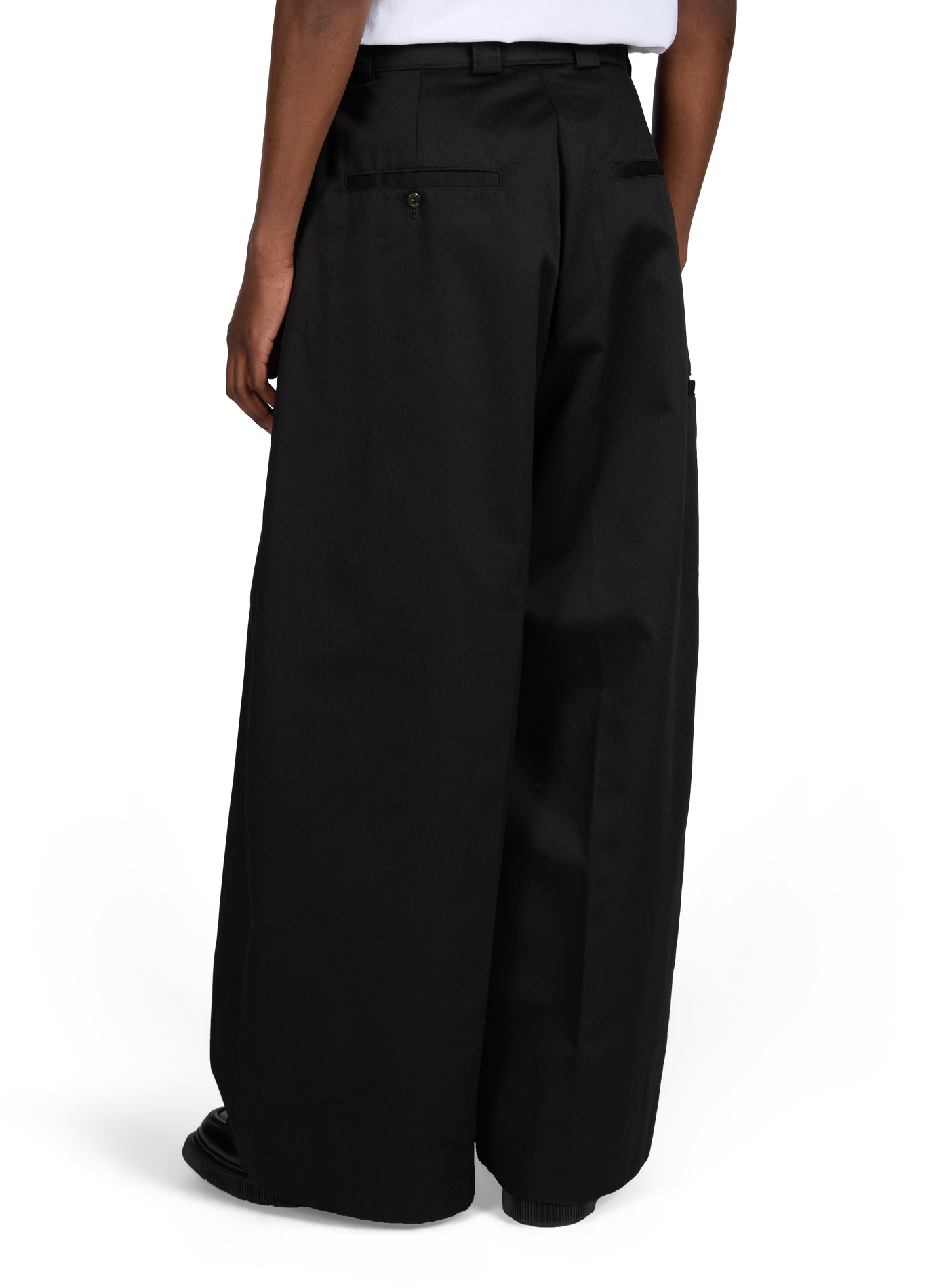Wide chino pants WILLY CHAVARRIA Black