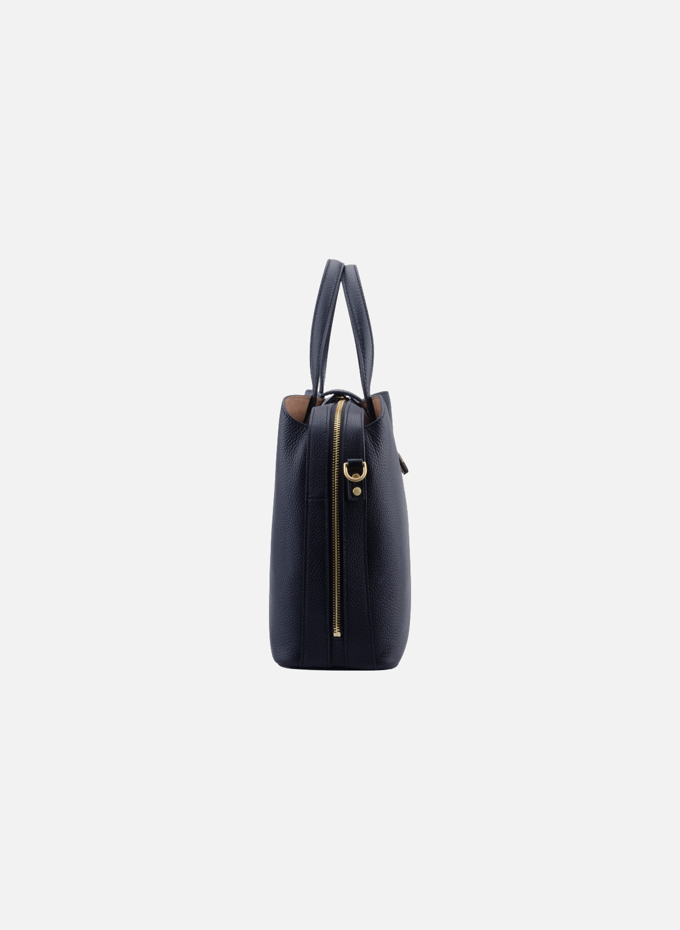Cavalcade | sac à main mm en cuir de vachette POURCHET Bleu