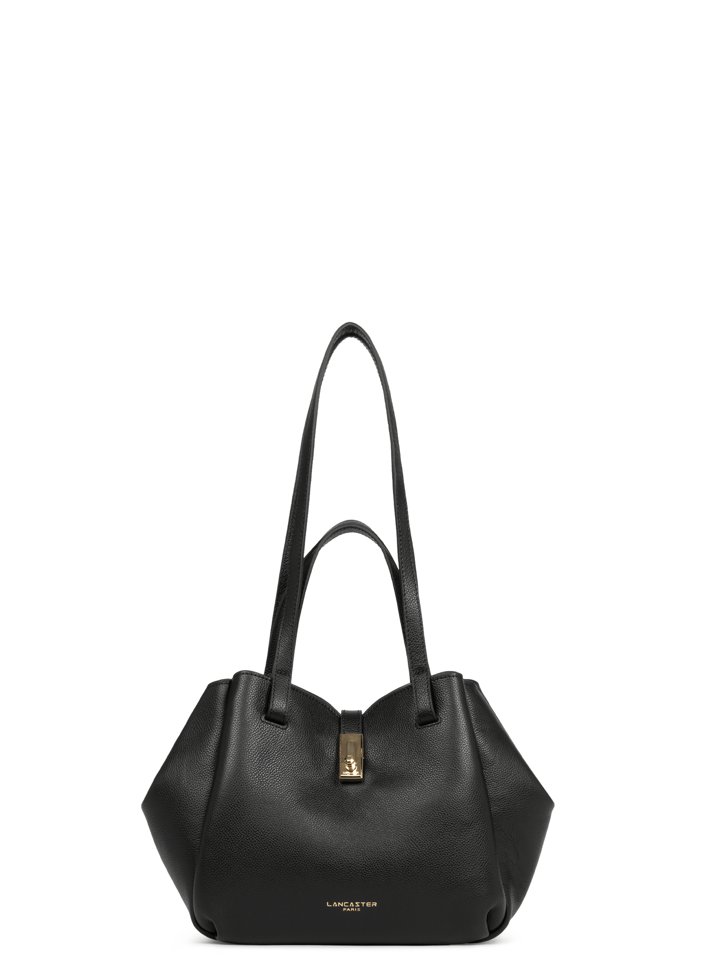 Sac cabas épaule - milano horizon LANCASTER Noir