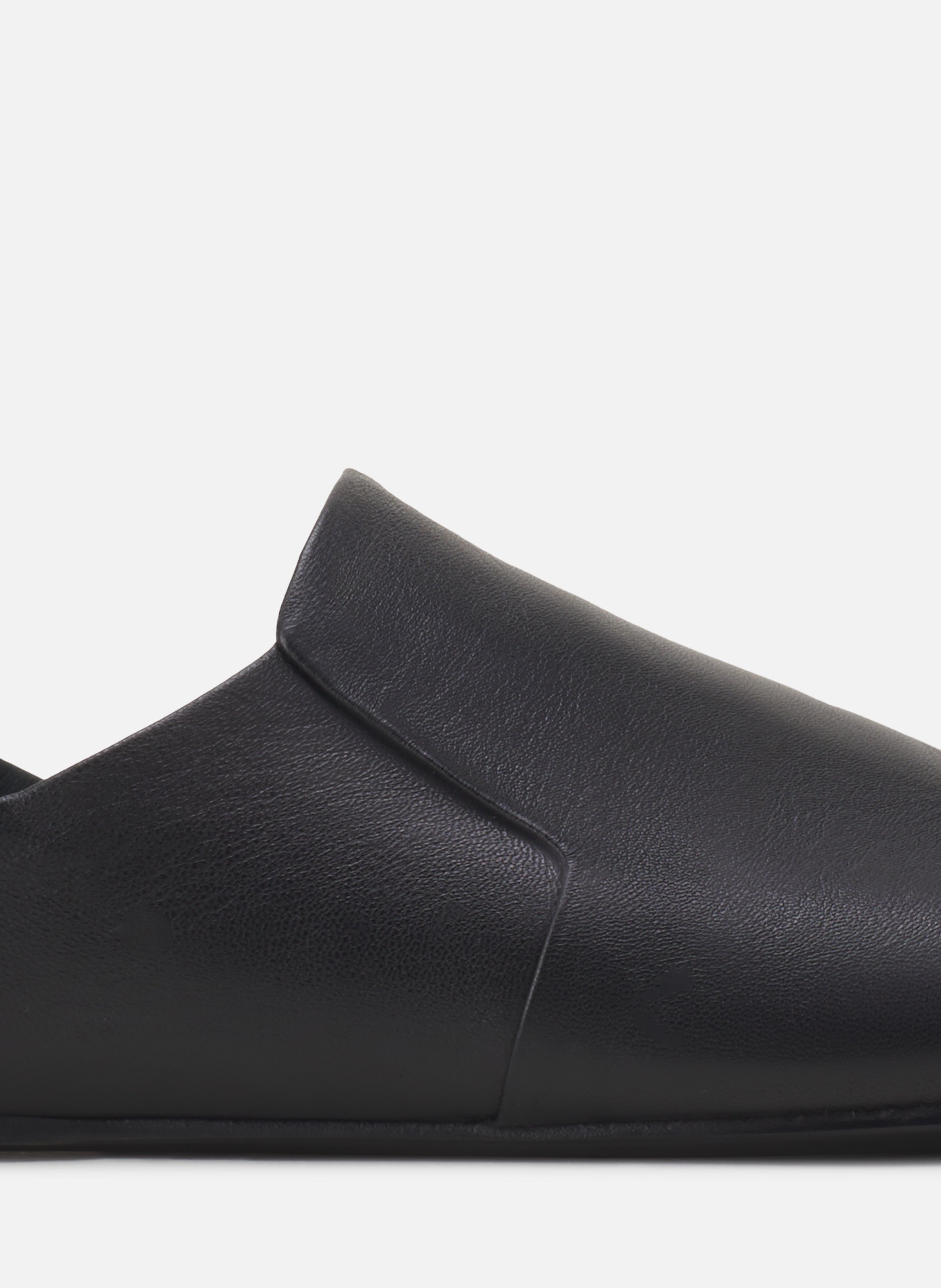 Mocassins souple en cuir LANVIN Noir