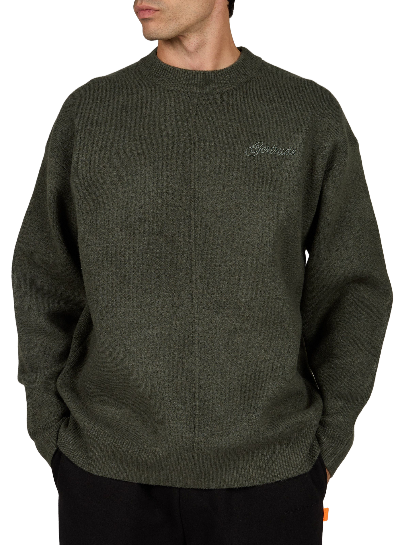 Alan straight-fit polo shirt with embroidered logo GERTRUDE Green