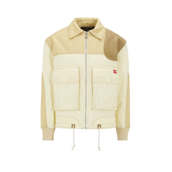 Veste droite zippée