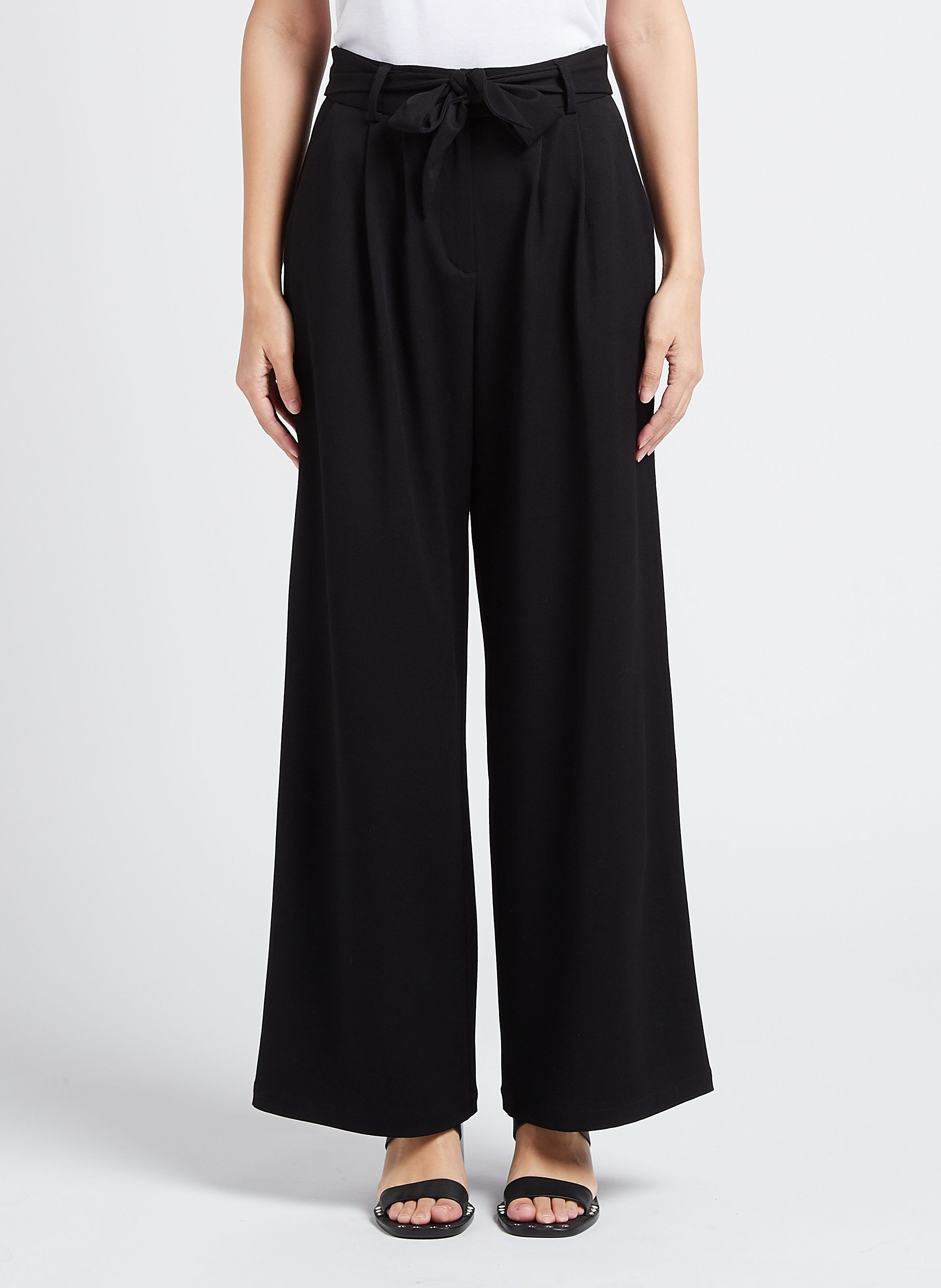 Pantalon carotte large