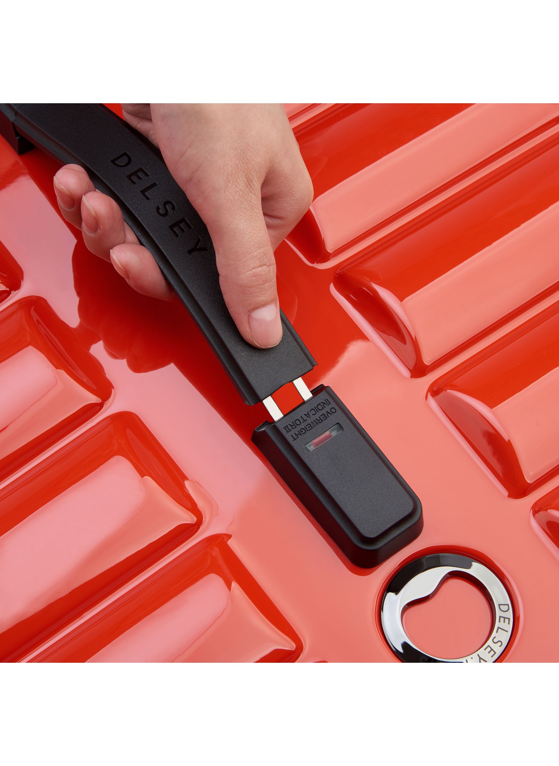 Valise soute rigide taille xl - shadow 5.0 DELSEY PARIS Rouge