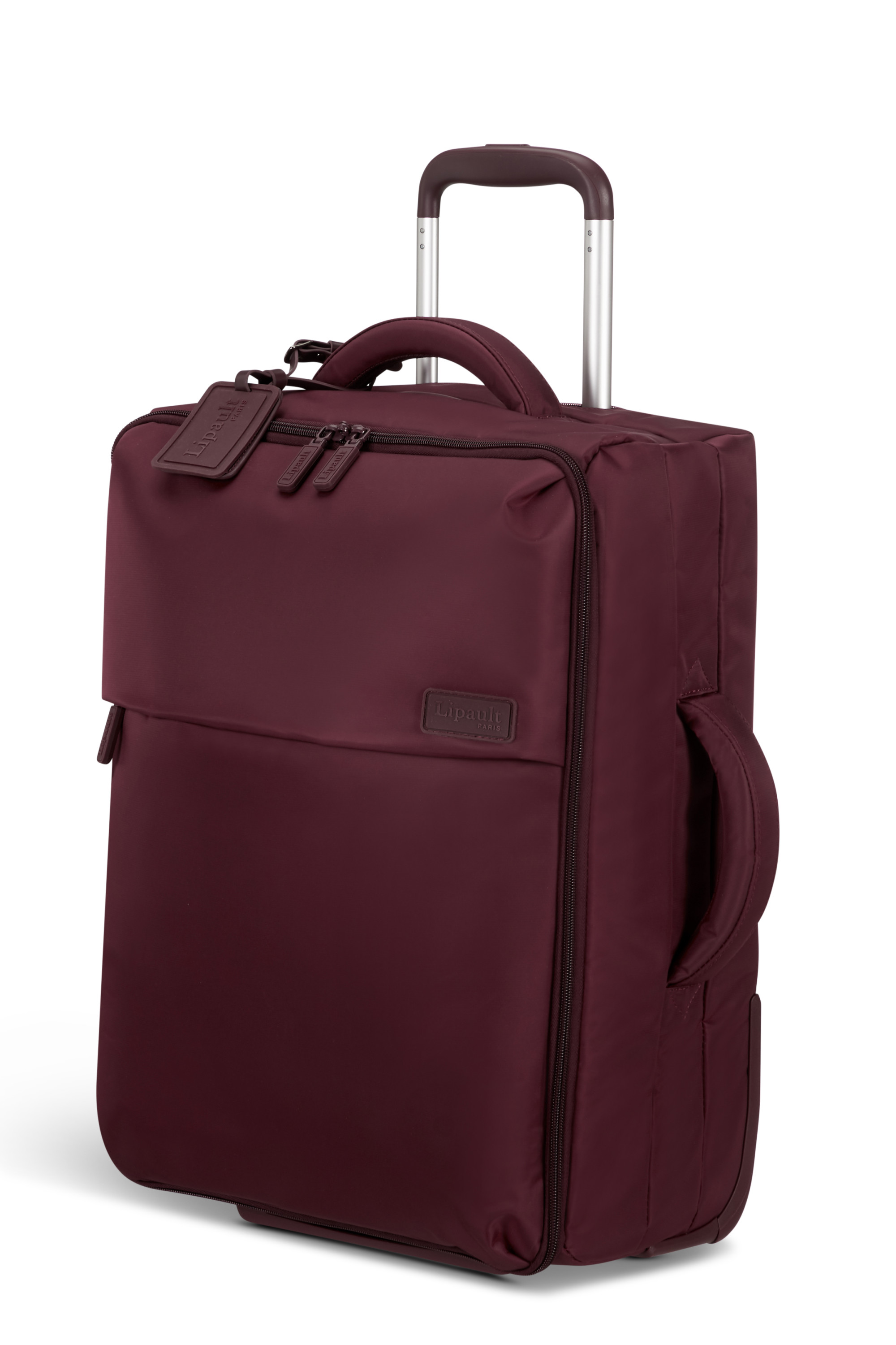 Foldable plume valise 2 roues taille s LIPAULT PARIS Rouge
