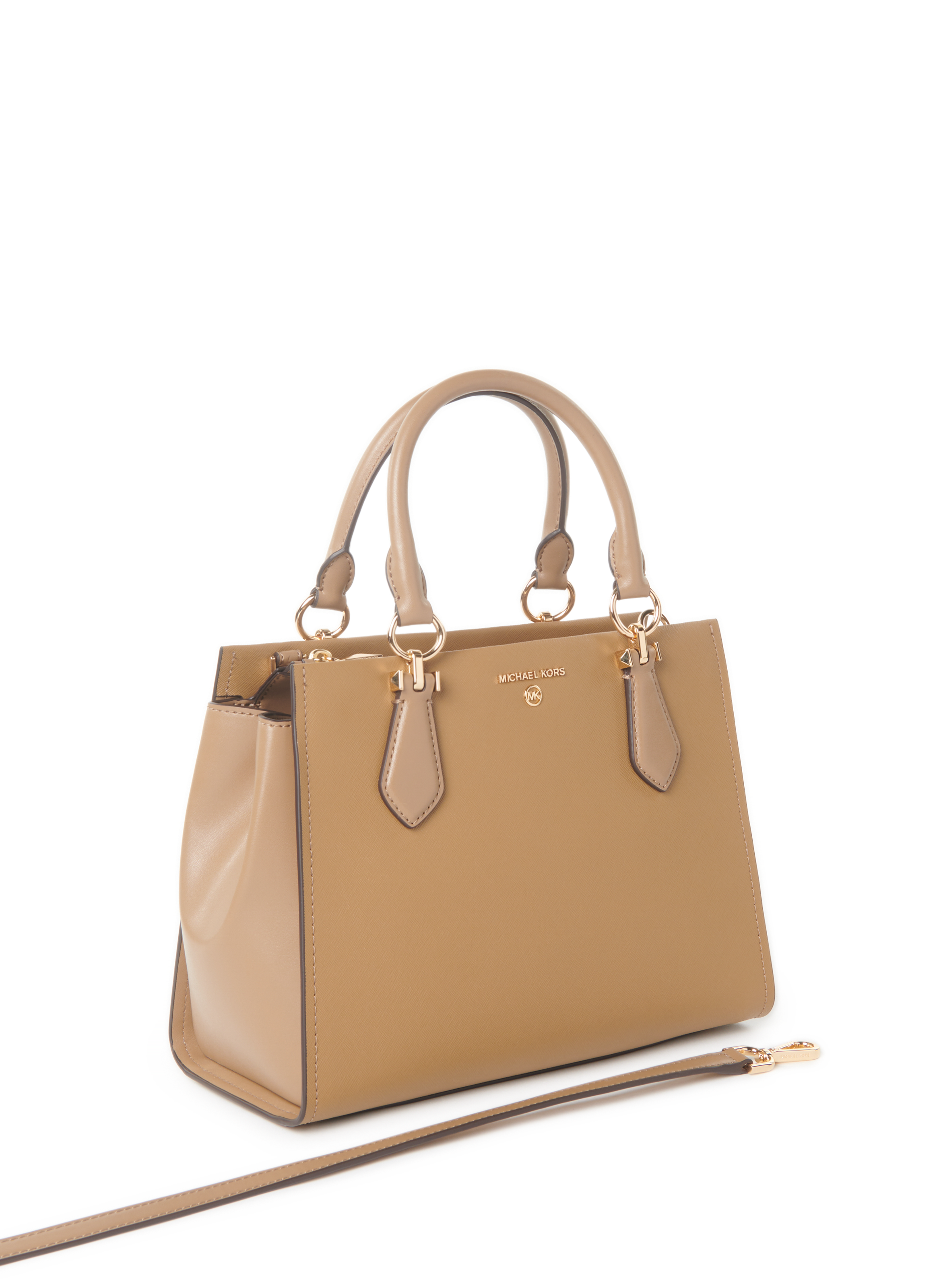 Sac à main Marilyn en cuir MICHAEL KORS Marron