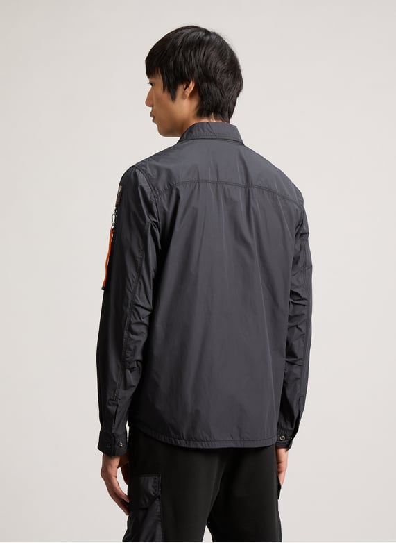 Millard Windbreaker Jacket | Black by PARAJUMPERS Millard Windbreaker Jacket Black