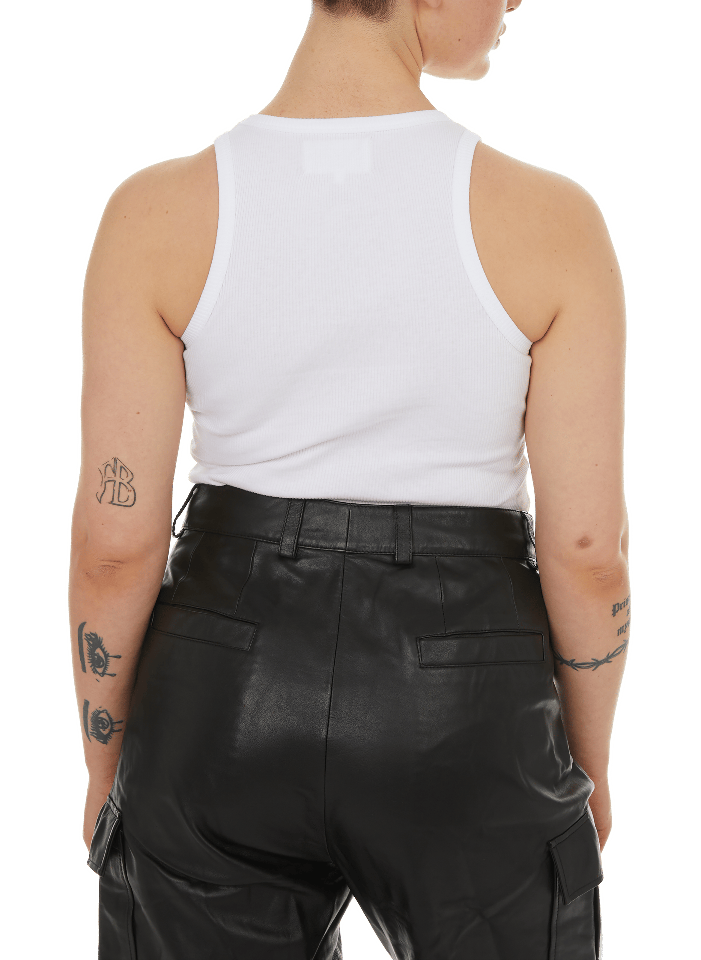 Cotton tank top  SAISON 1865 White