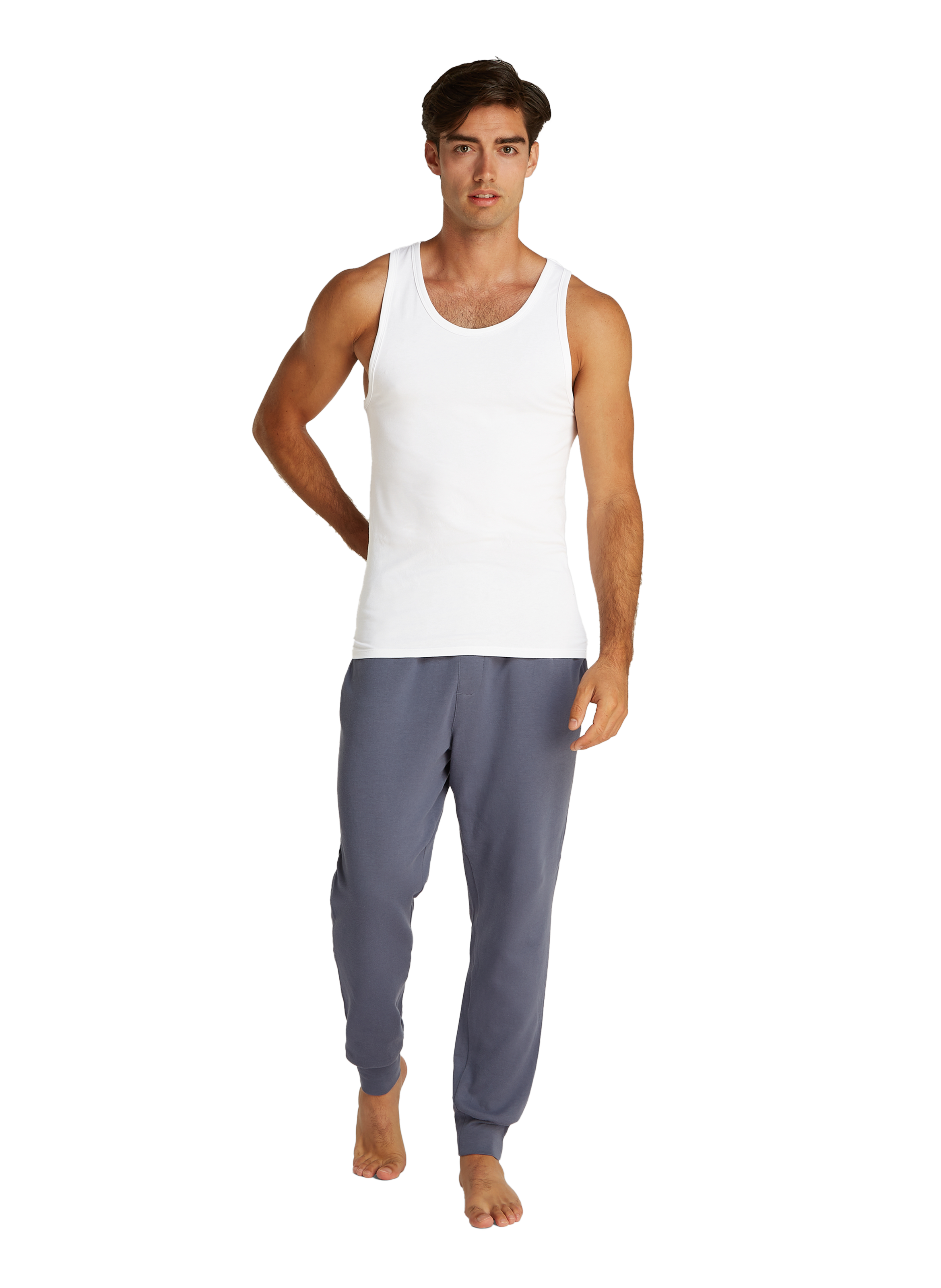 Débardeur en coton mélangé CALVIN KLEIN Blanc