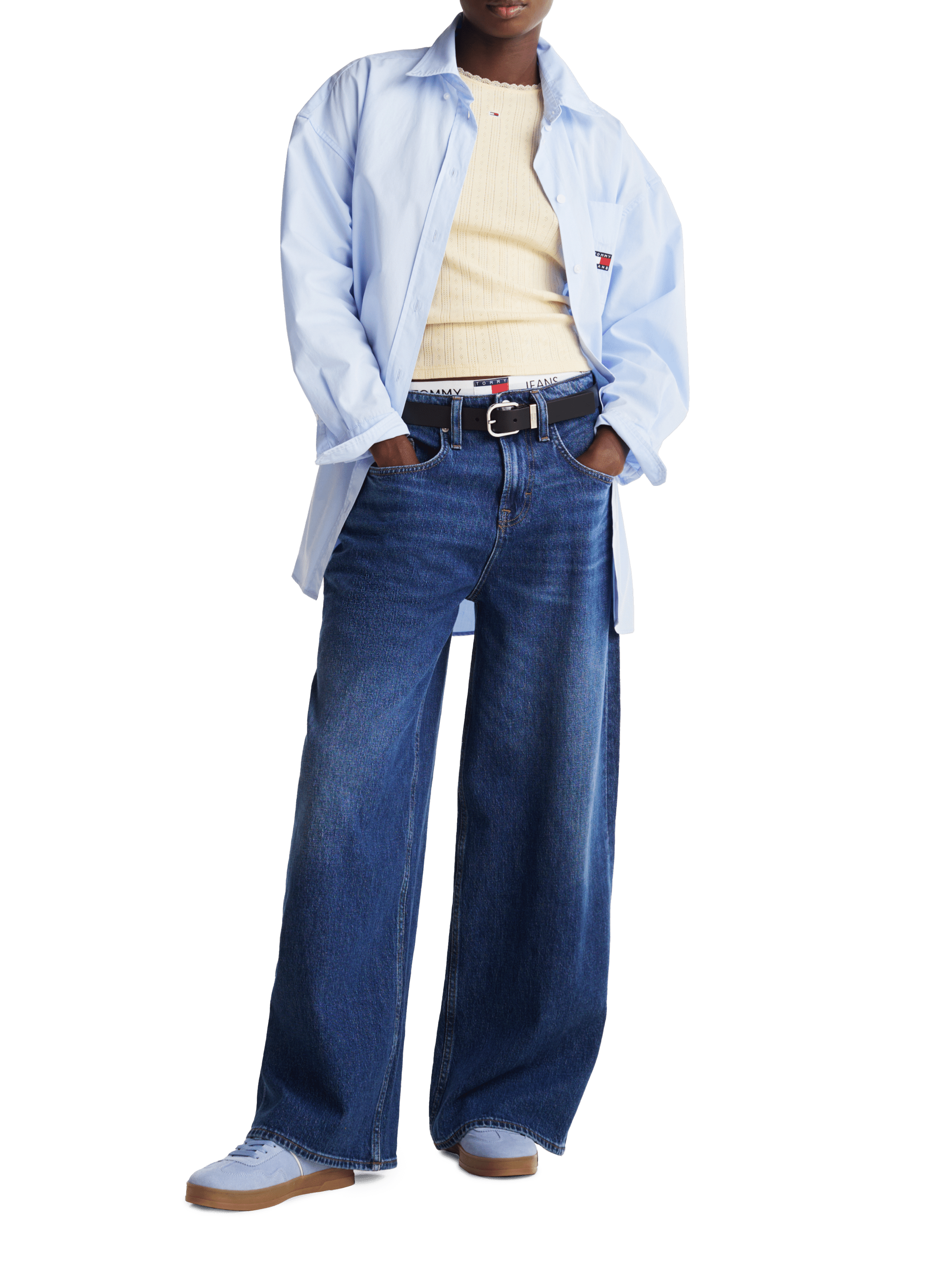 The Greenwich Suede Sneakers TOMMY HILFIGER Blue