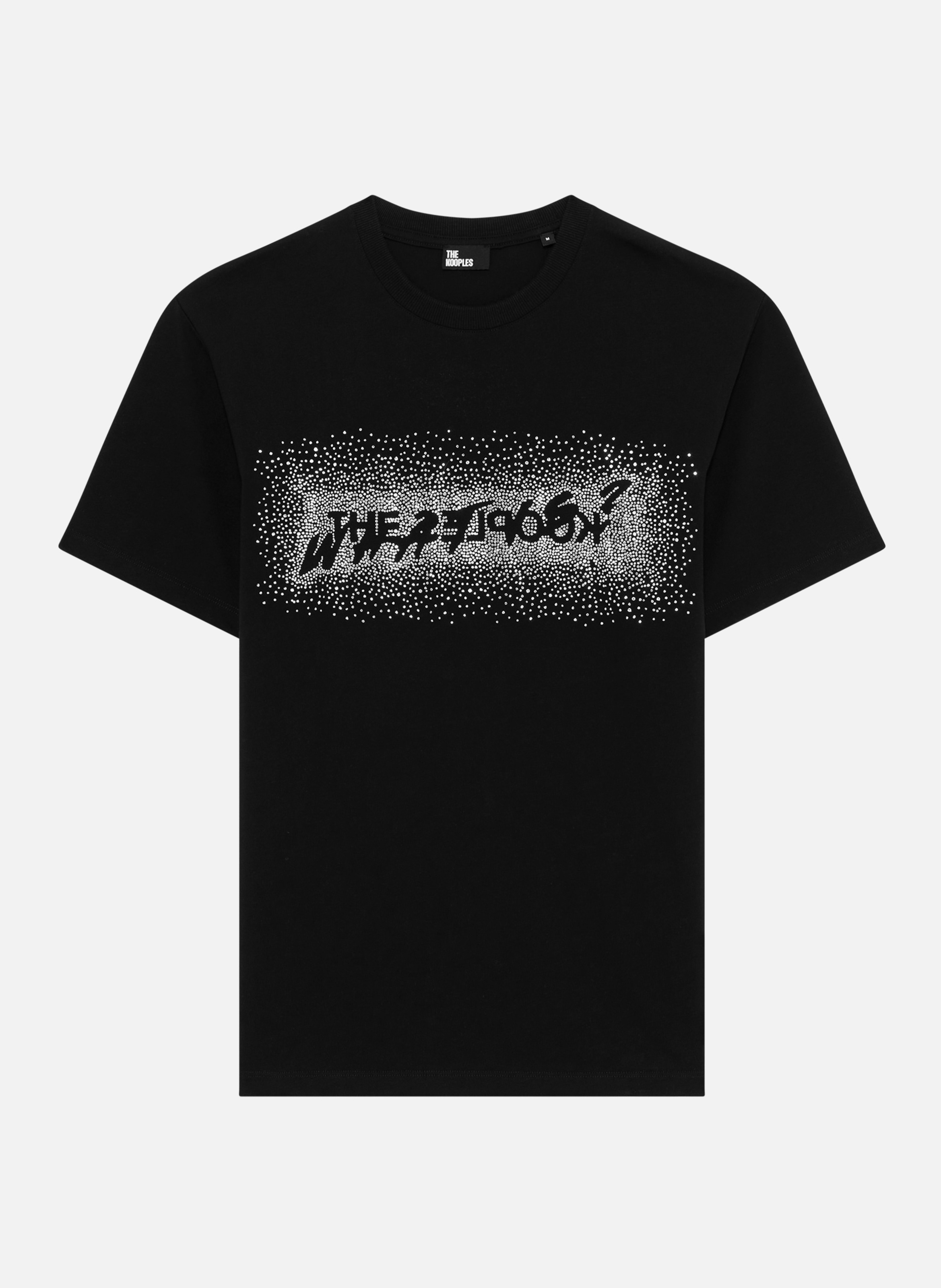 T-shirt what is à strass THE KOOPLES Noir