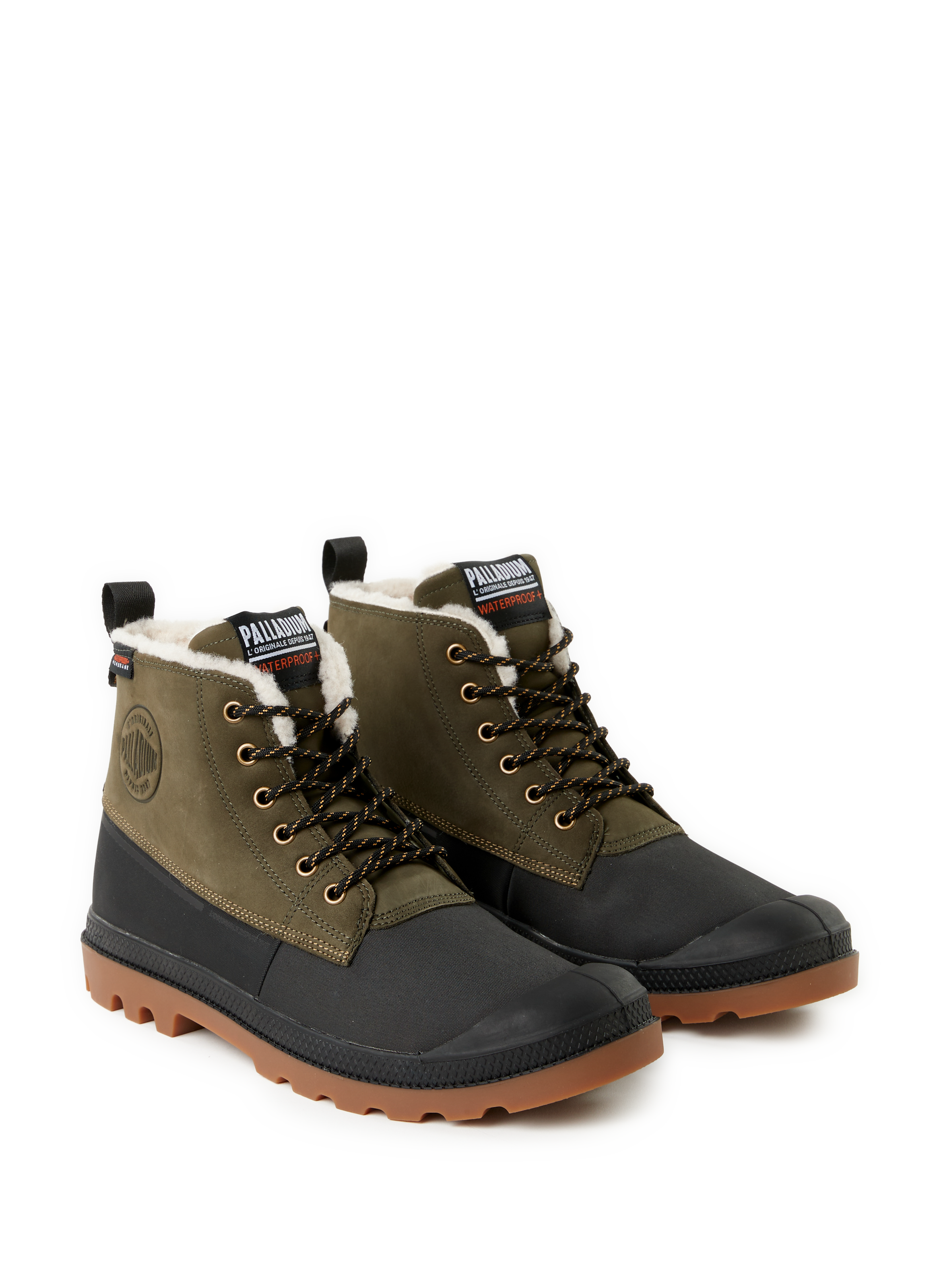 Two-material ankle boots PALLADIUM Multicolour