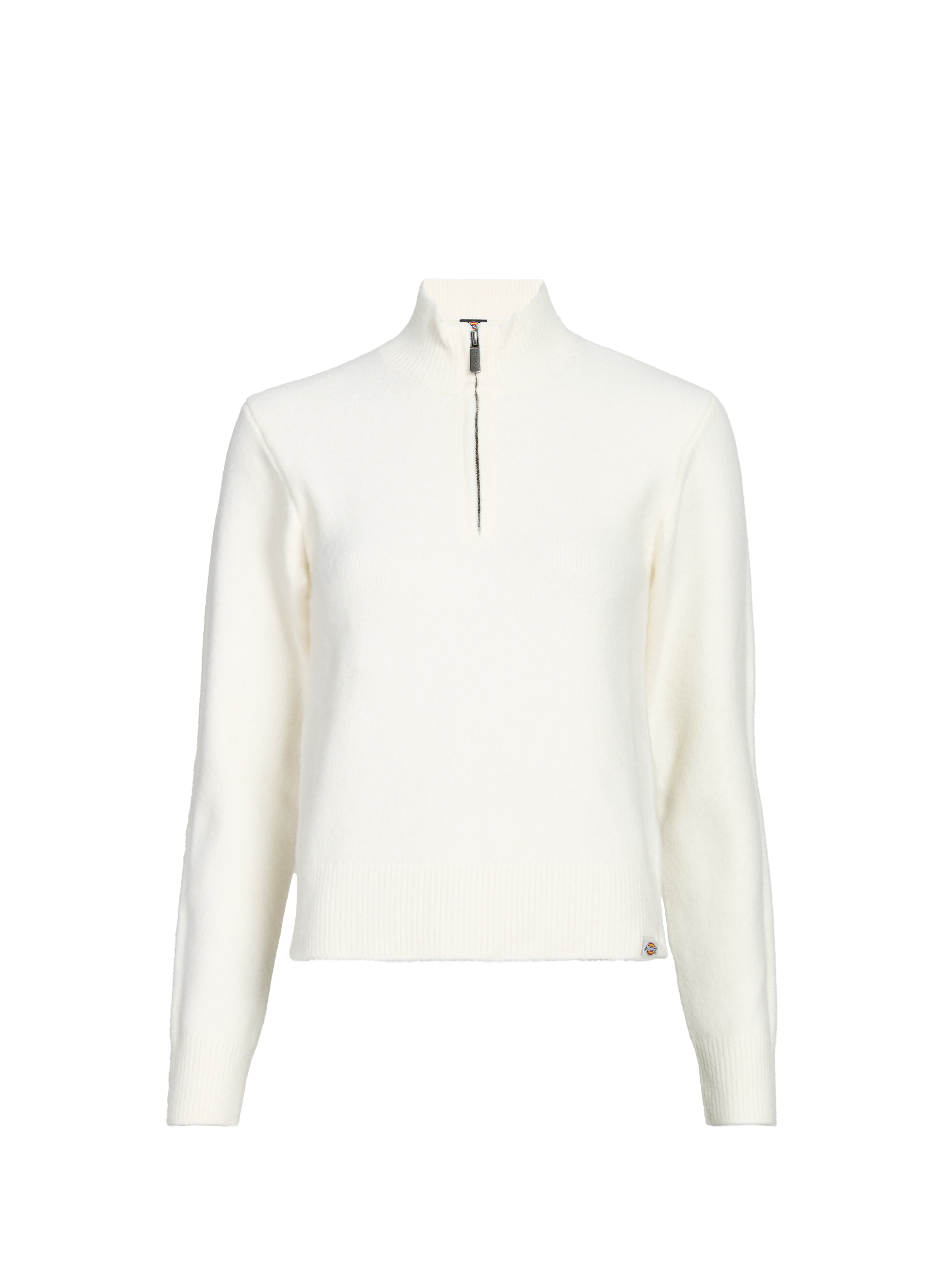 DICKIES Pull droit col montant Blanc