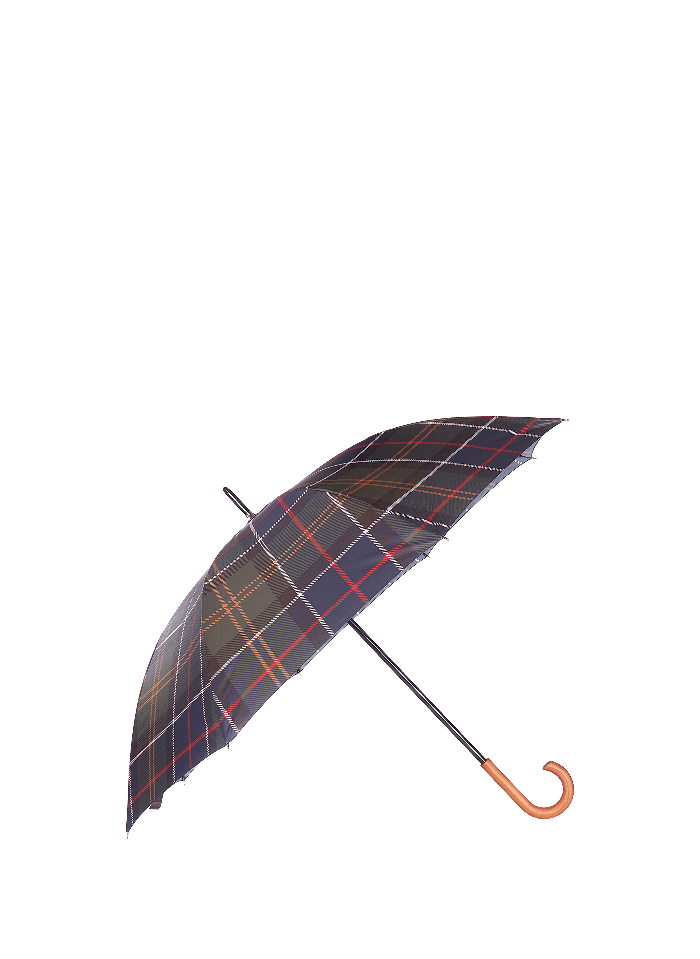 Tartan printed umbrella BARBOUR Green