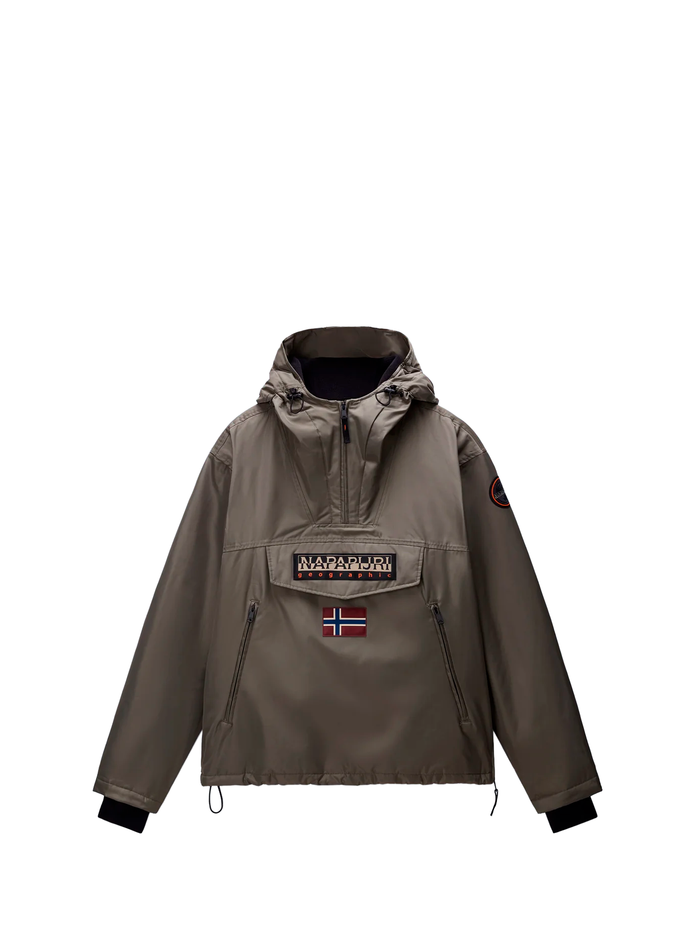 Hooded waterproof jacket NAPAPIJRI Green