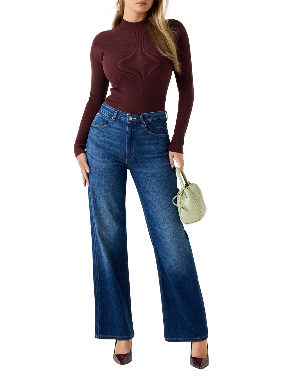 Jean relaxed jambe large GUESS Bleu