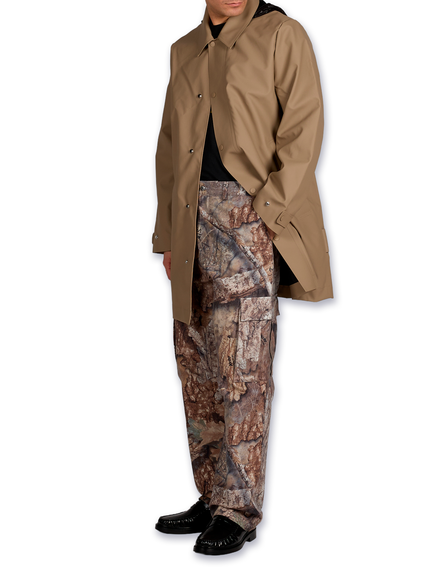 Veste longue Nara imperméable RAINS Beige