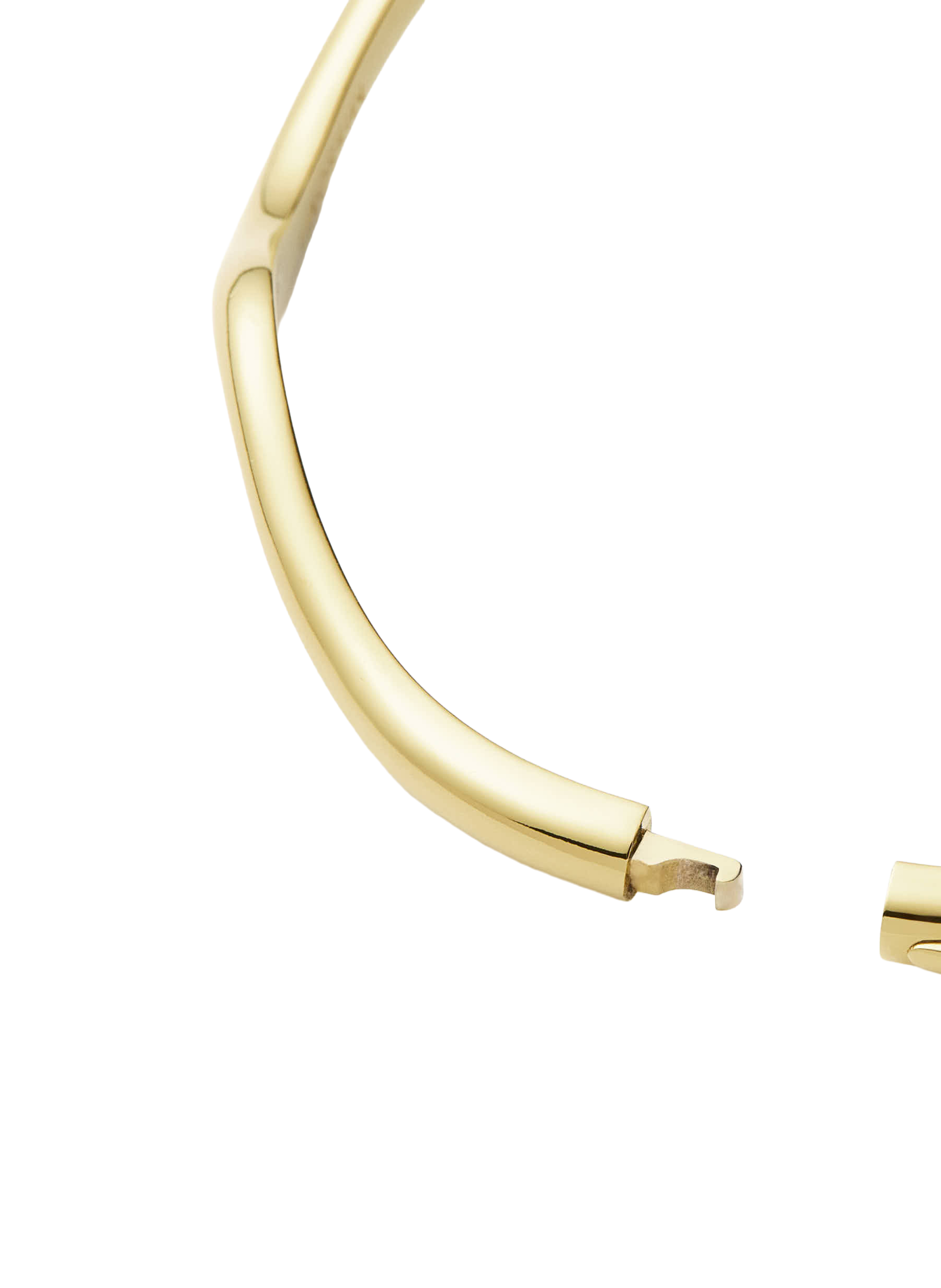 Bracelet ondulé Molten Snow en laiton et plaqué or mélangés MISSOMA Doré